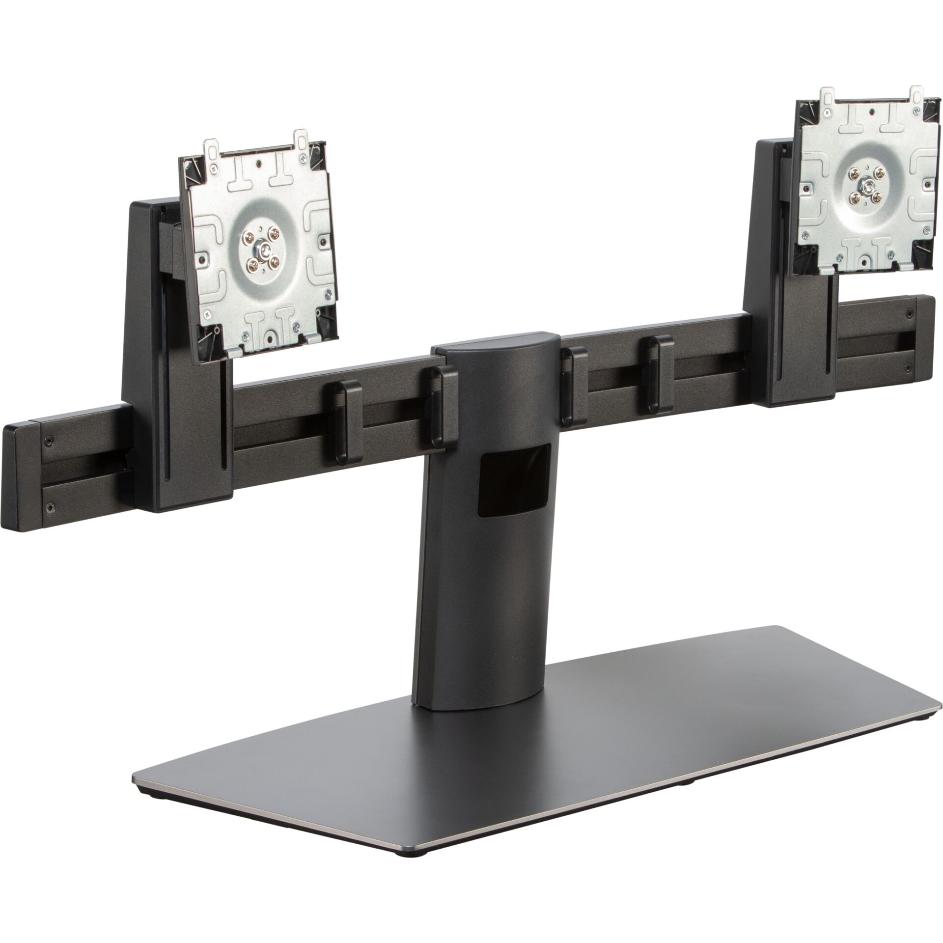 Elektronik, monitor-arm, multi-monitor, adjustable, desk-mount, schwarz
