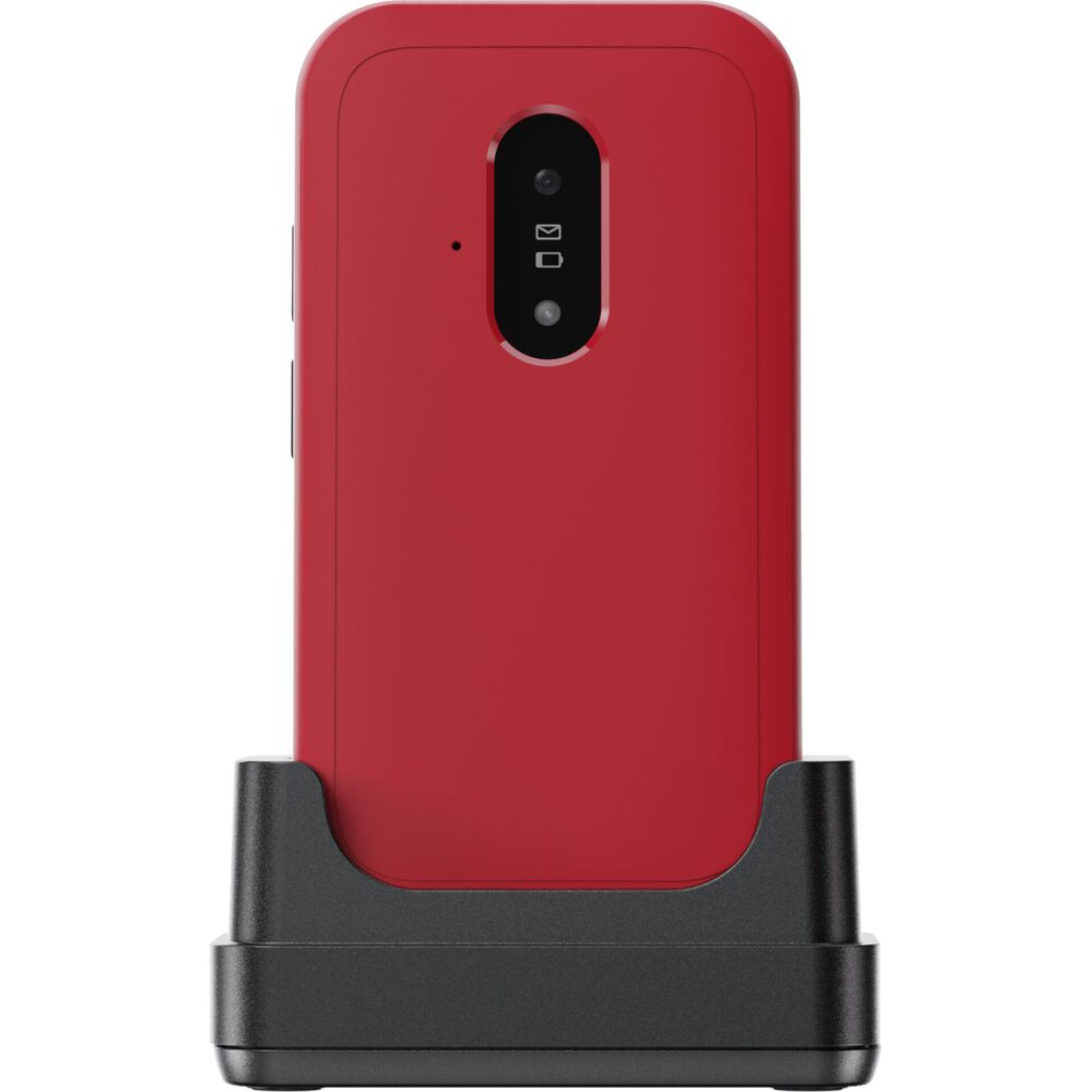 Smartphone, Rot, Rückkamera, Lade-/Dockingständer, Schlankes Design