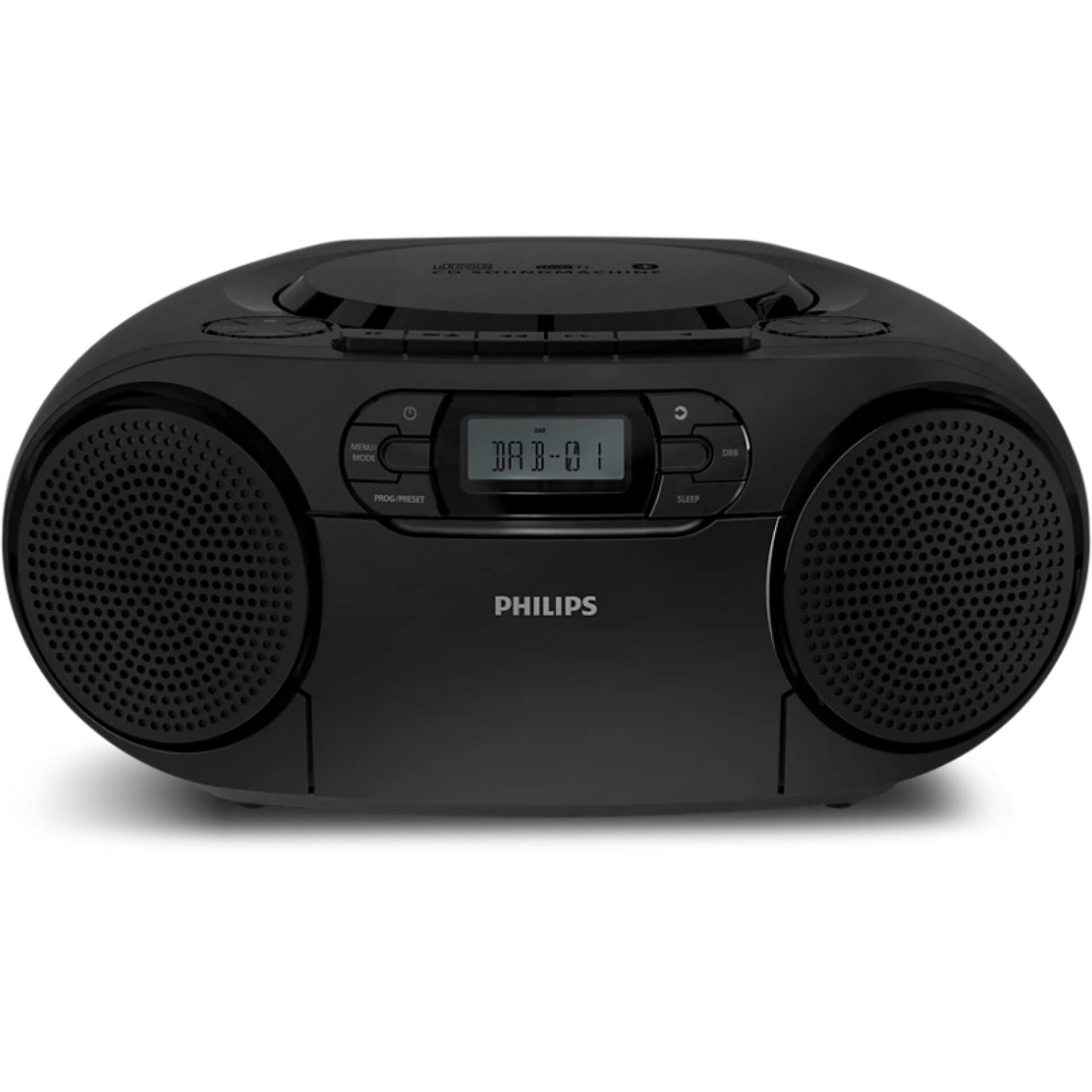 Radiocassette, Boombox, Philips, Kompakt, Schwarz