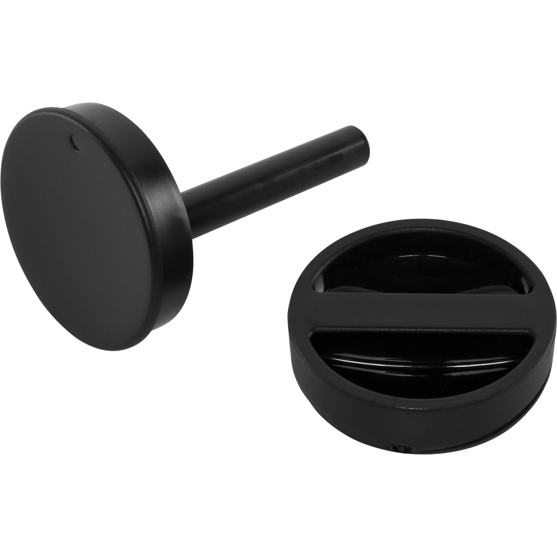 Barbell-Pin, Einsteckstift, runder Scheibe, schwarz, Bohrungstift