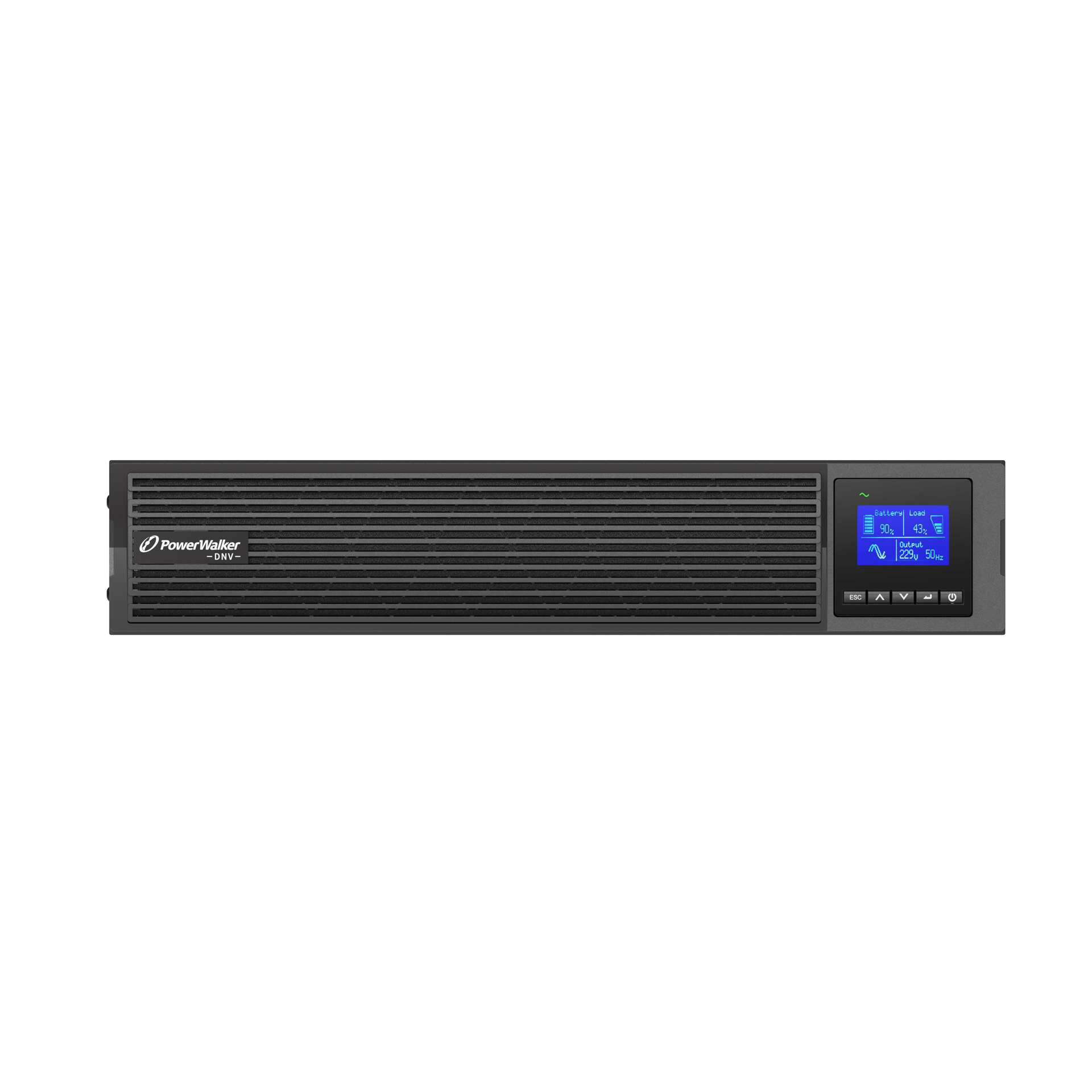 Rack-mount UPS, Unterbrechungsfreies Netzteil, DC-Stromversorgung, LCD-Anzeige, VFD-Bedienfeld