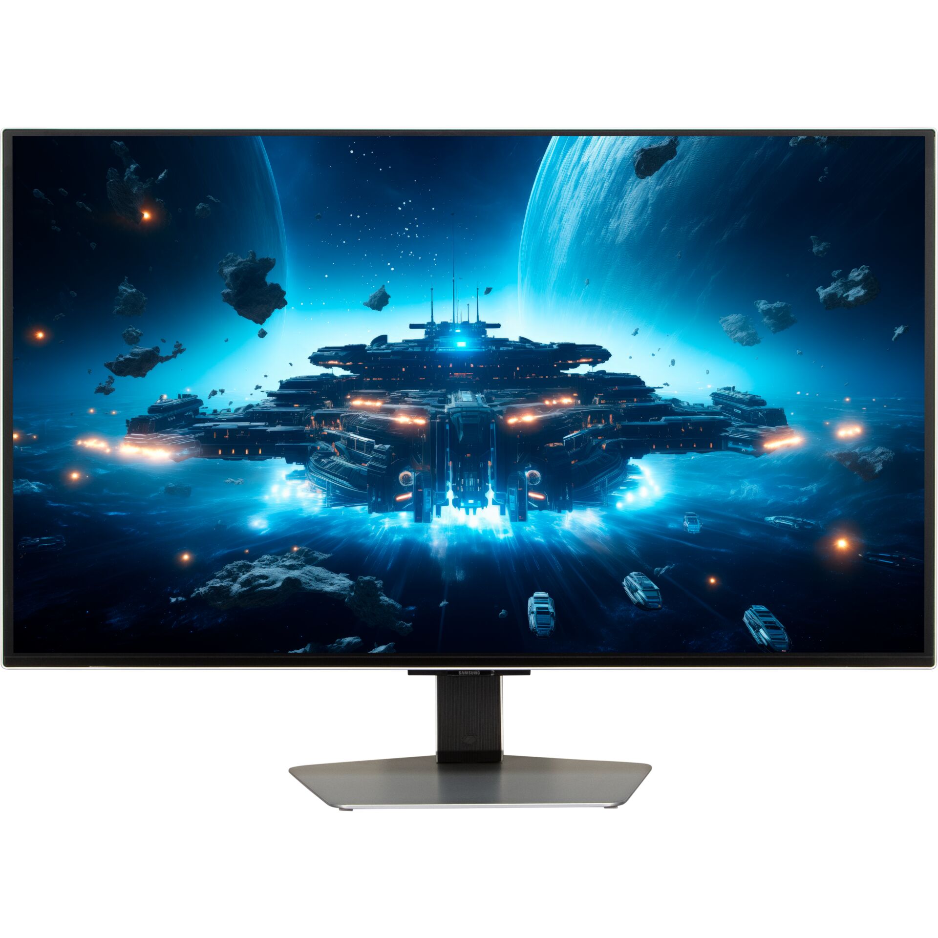  monitor,  LED,  4K,  gaming,  space scene