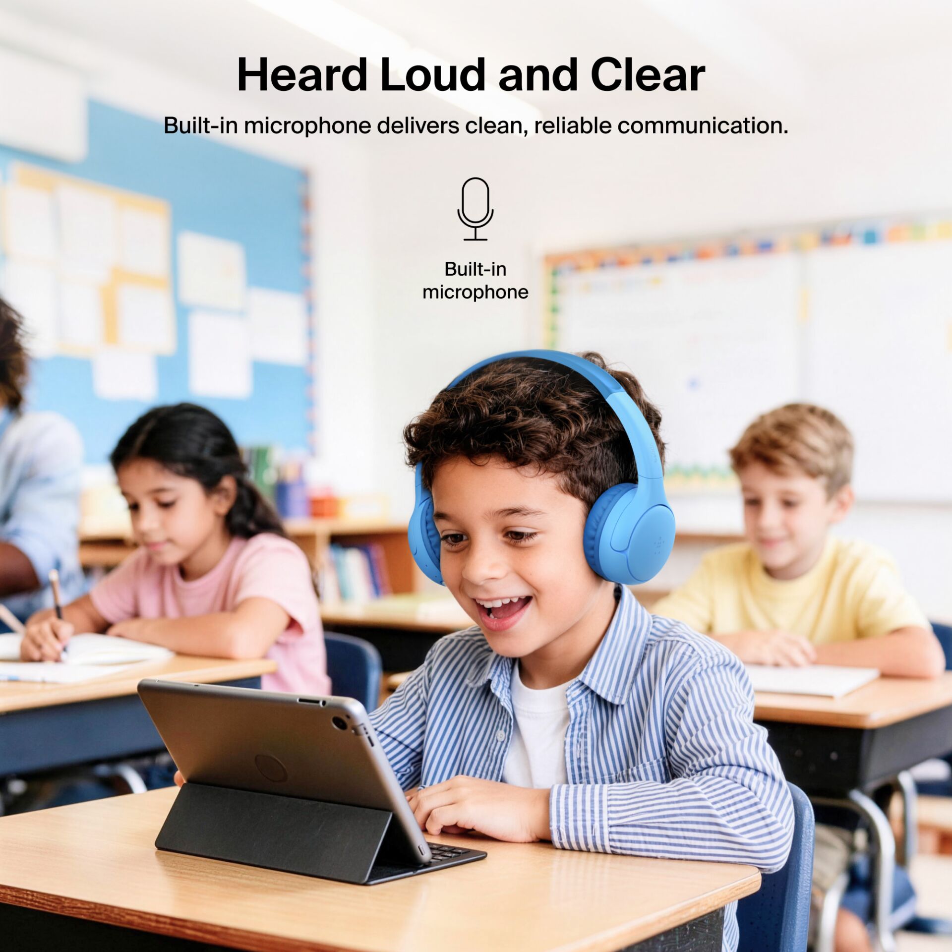 Kopfhörer, Over-Ear, Tablet-Halterung, Schulklasse, Bluetooth?