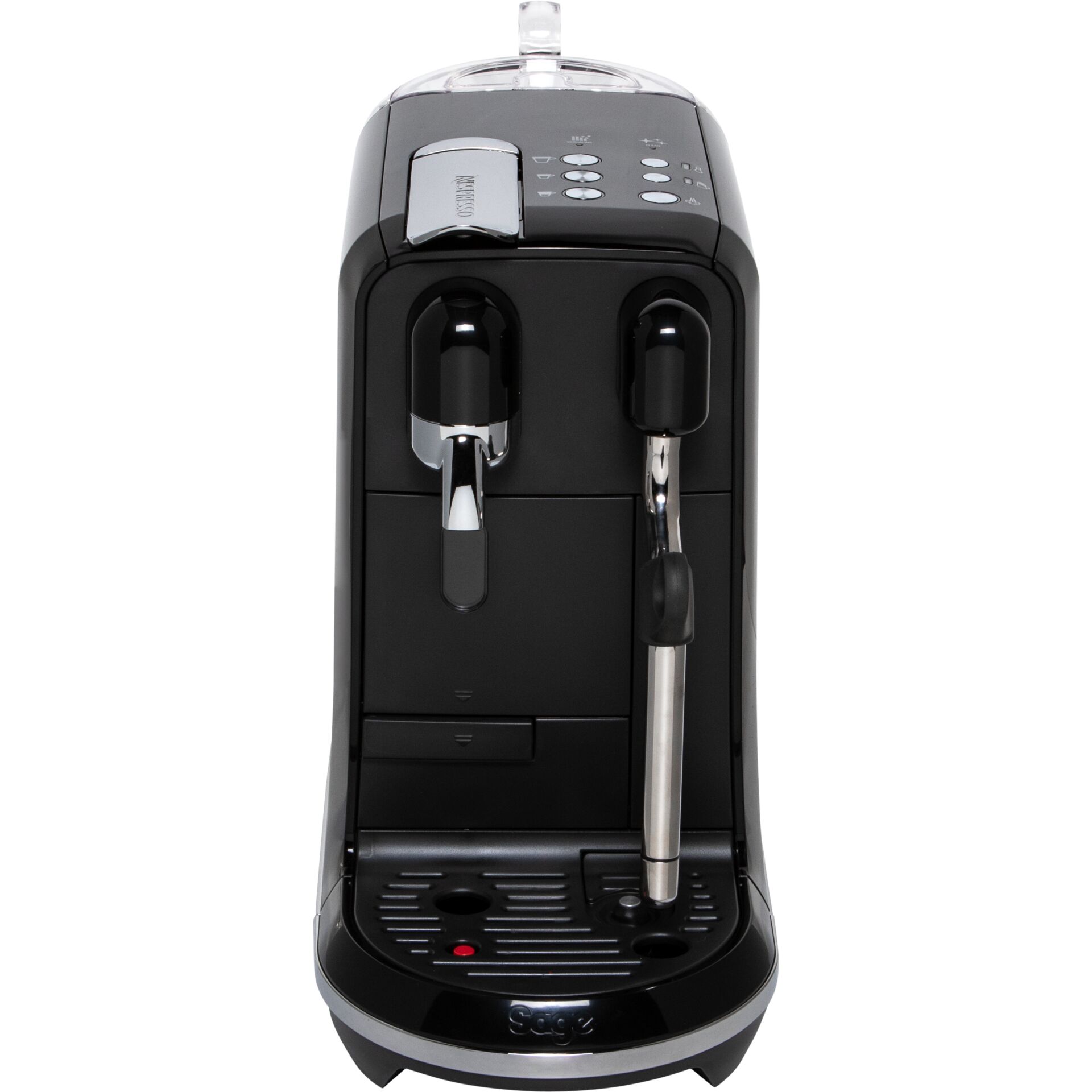 Kaffeemaschine, Espressomaschine, Kapselmaschine, Schwarz, Milchaufschäumer