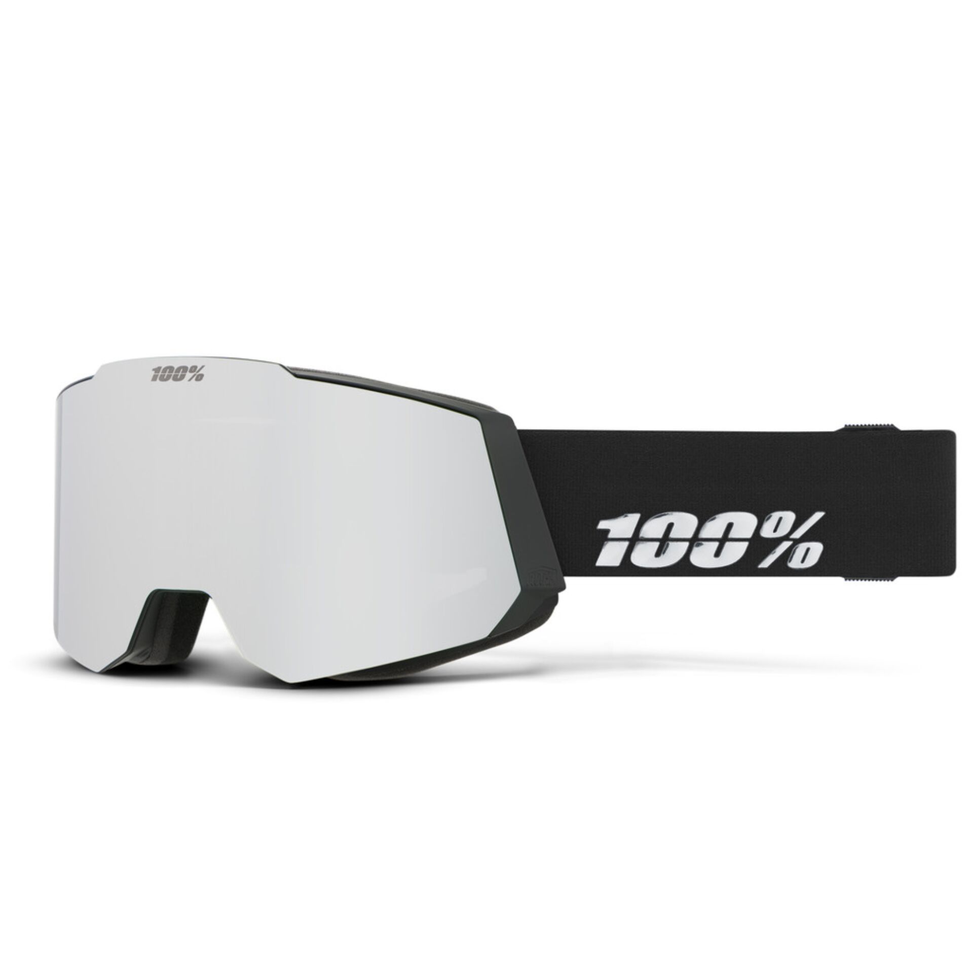 Skibrille, Schwarz-Weiß, Großes Glas, Gleitsicht?, Brillenband