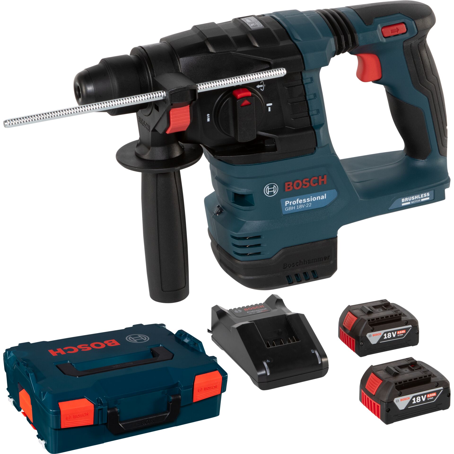 Akkuschrauber, Schlagbohrer, Bohrhammer, Spindelarretierung, Batteriepack