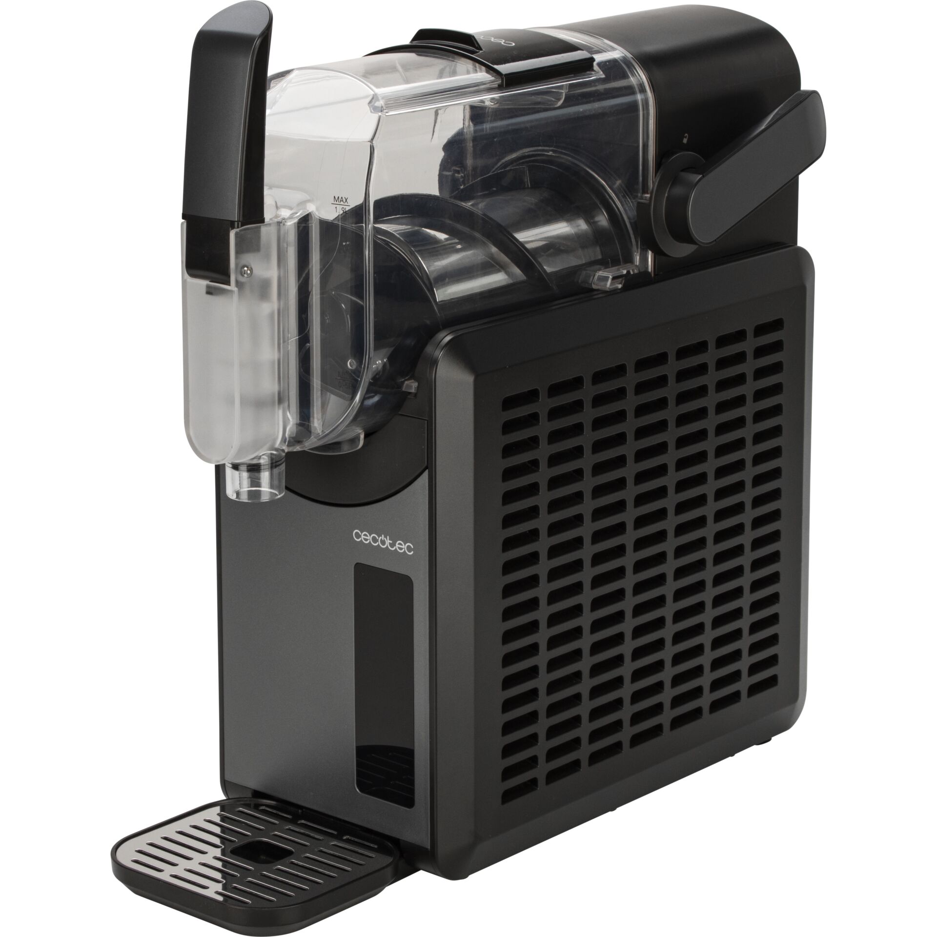 Kaffeemaschine, Kaffee-Kapselspender, Einzelportionsmaschine, Kompakte Maschine, Grau/Schwarz