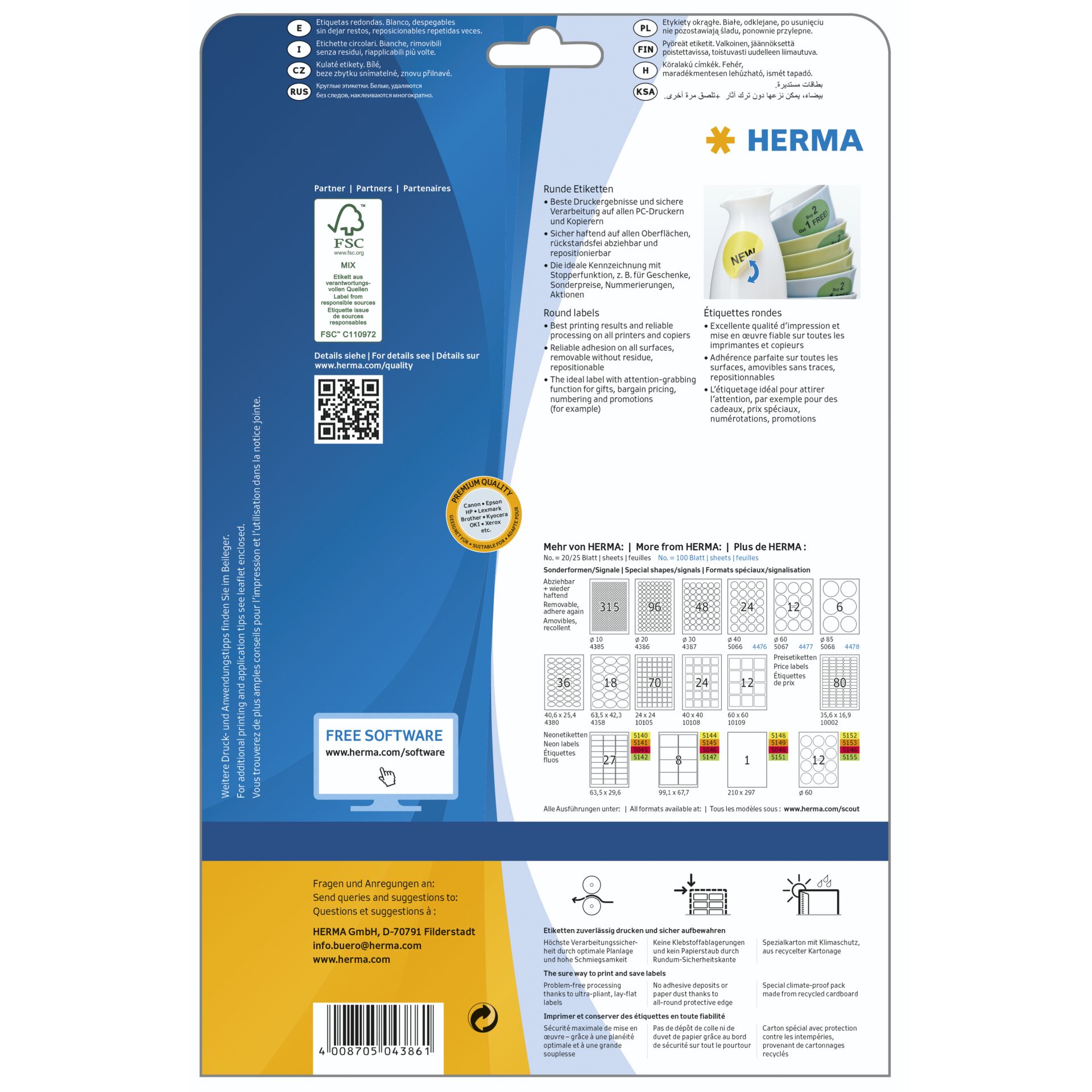 Text, QR-Code