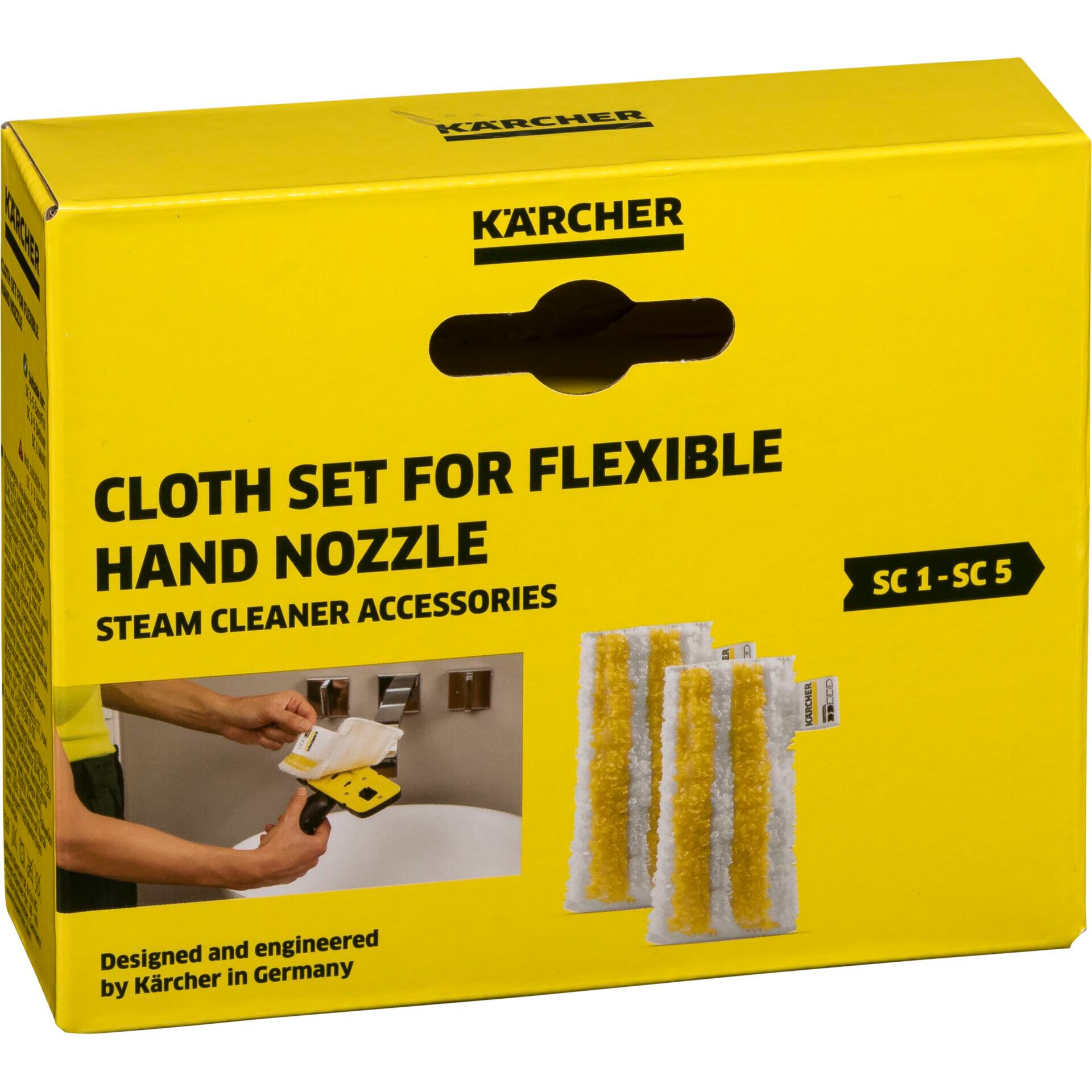 Dekoration für Zuhause, Cloak set, Hand nozzle, Steam cleaner accessories, Cleaning kit, Kärcher box