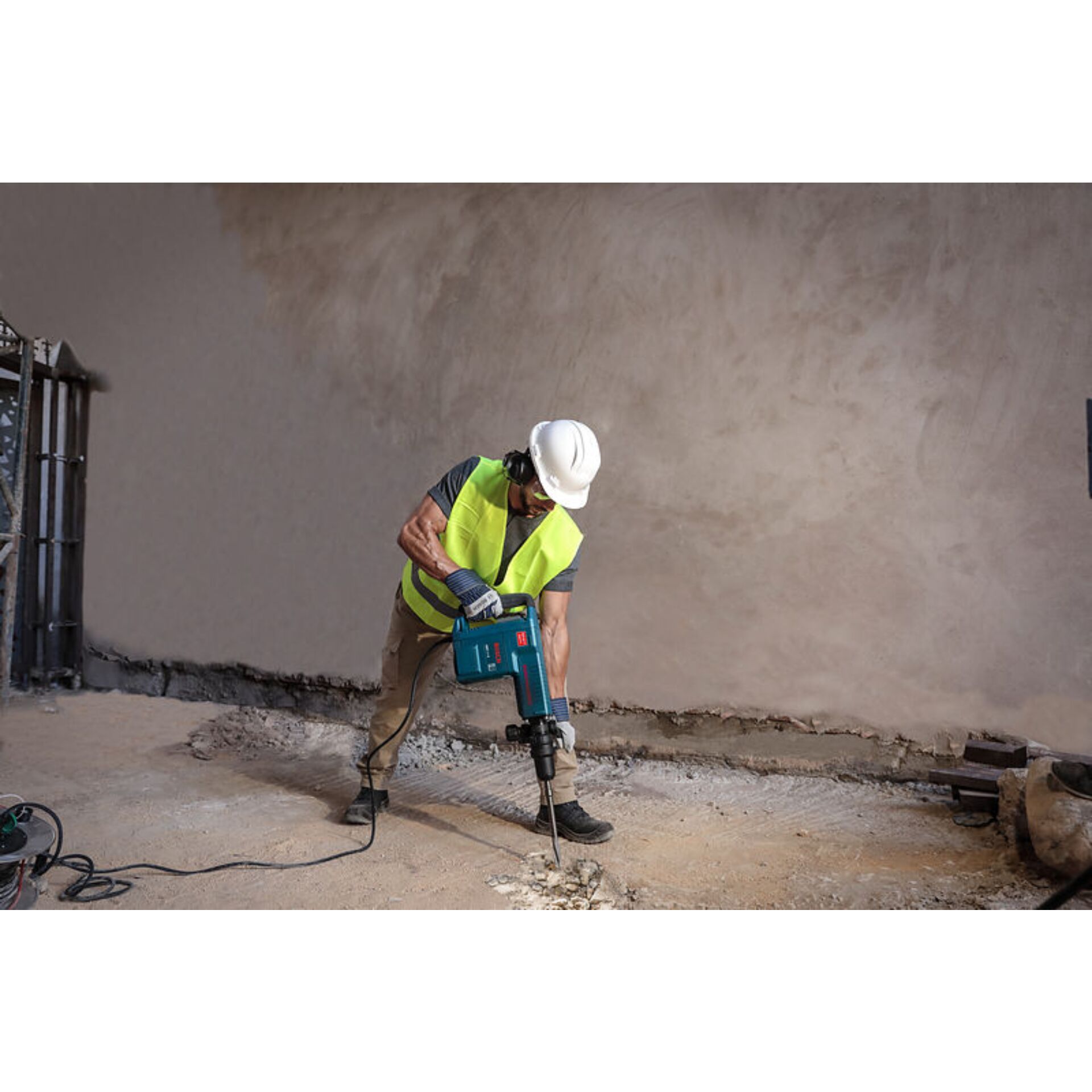 Person, Arbeiter, Gerät, Elektrische Bohrmaschine, Werkzeug