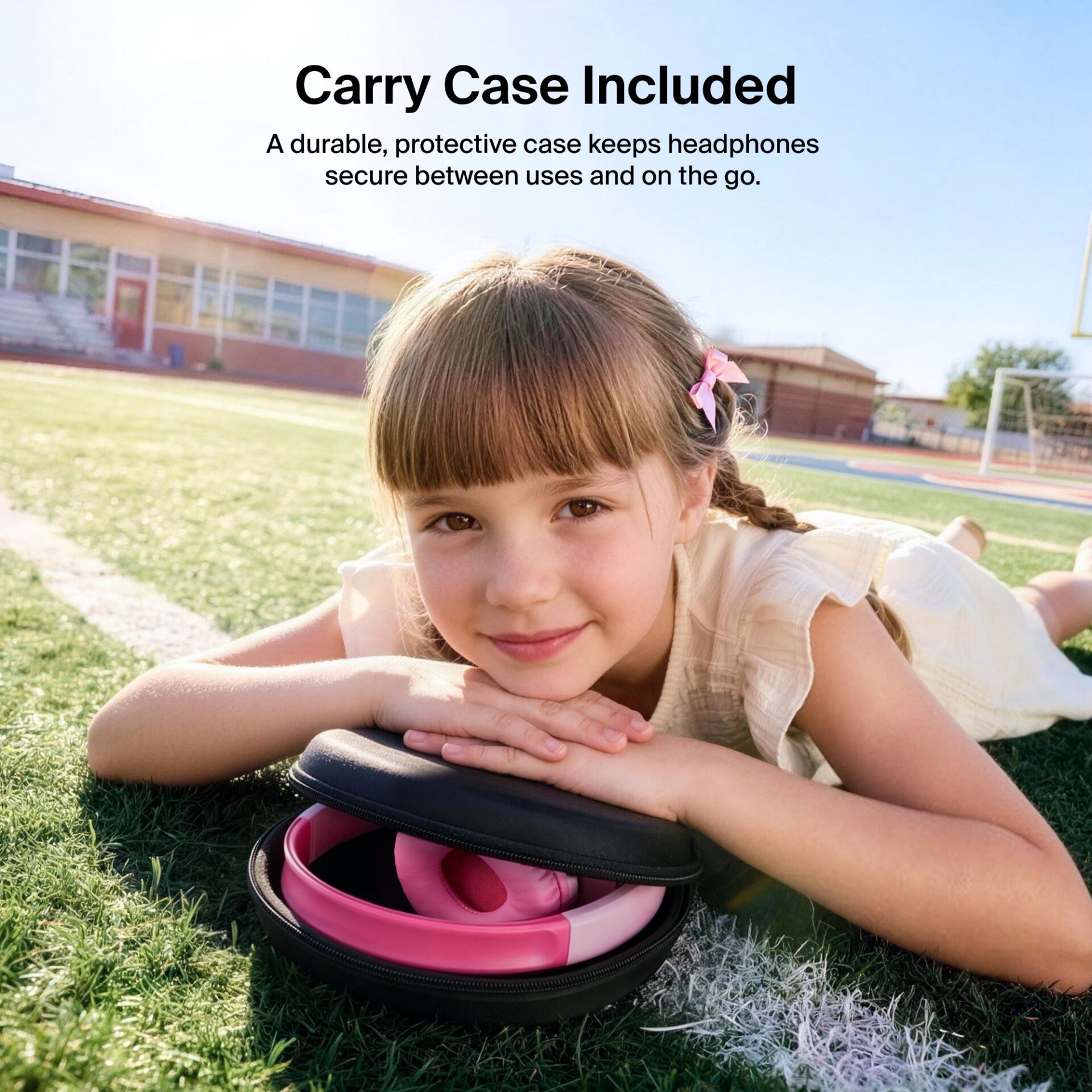 Schutzcase, Kopfhörer, Kopfhörerhülle, rosa Kopfhörer, Kinder Kopfhörer