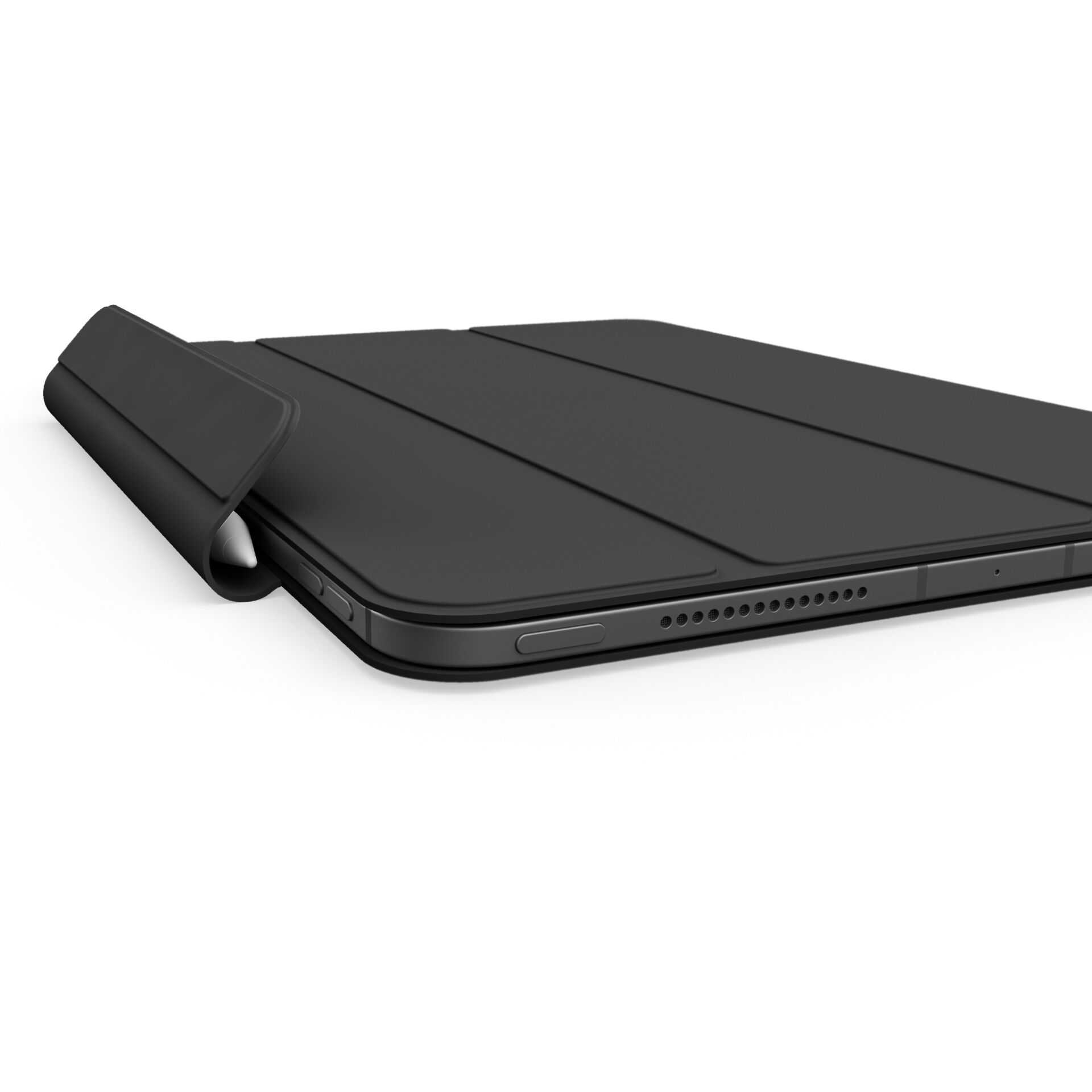 Schutzhülle, Case, Smartphone, Magnetverschluss, Schwarz