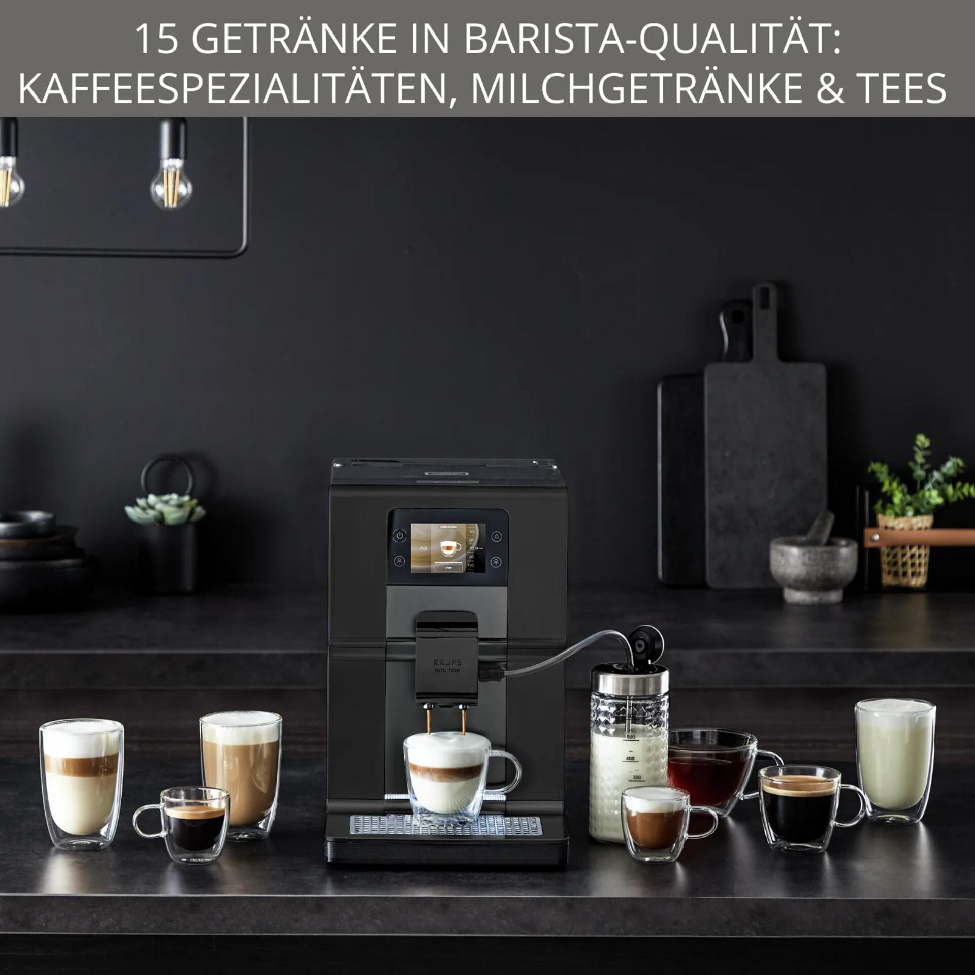 Kaffeemaschine, Espressomaschine, Milchschaum, Kaffeegetränk, Tassenset