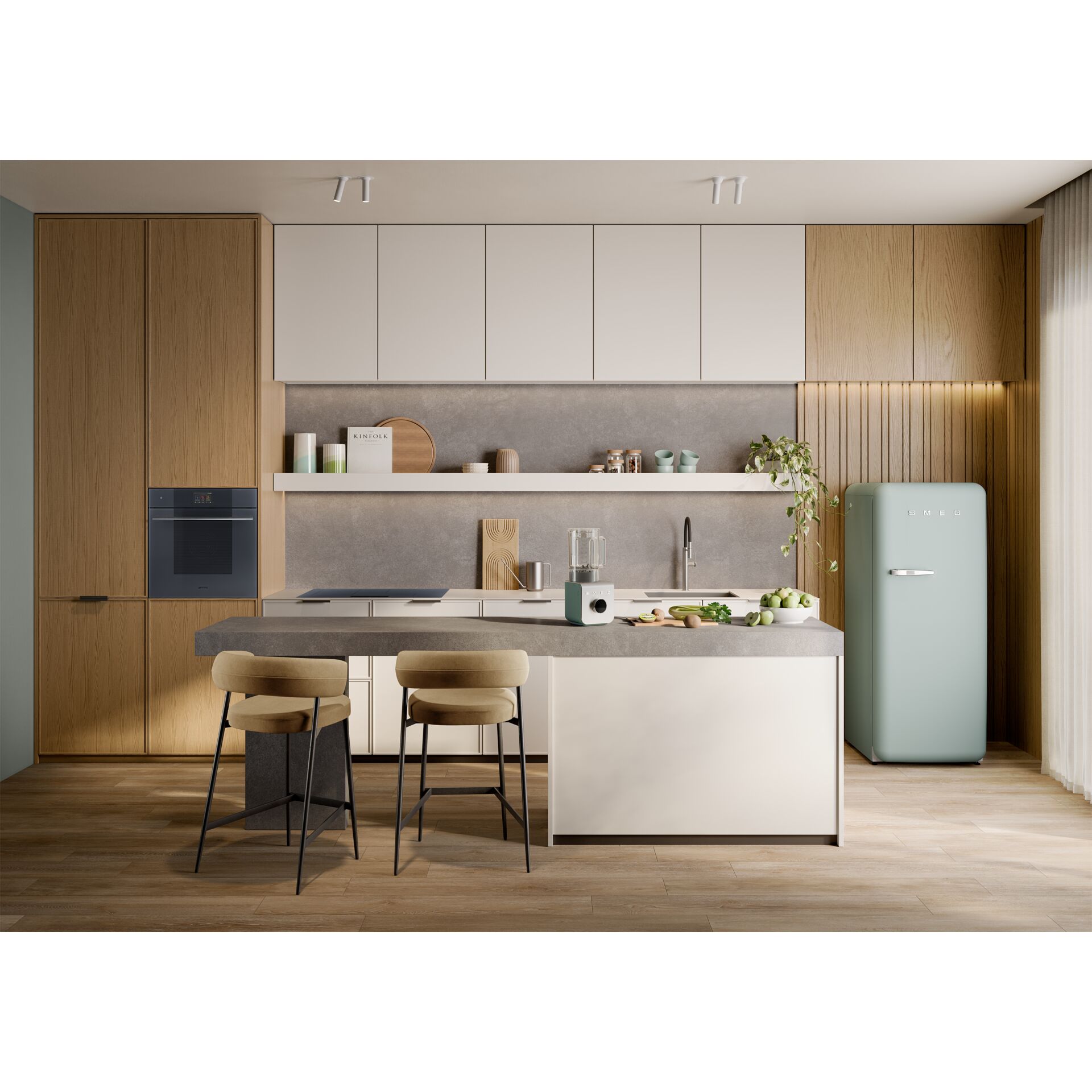 Drinnen, Innenarchitektur, Küche, Mobiliar