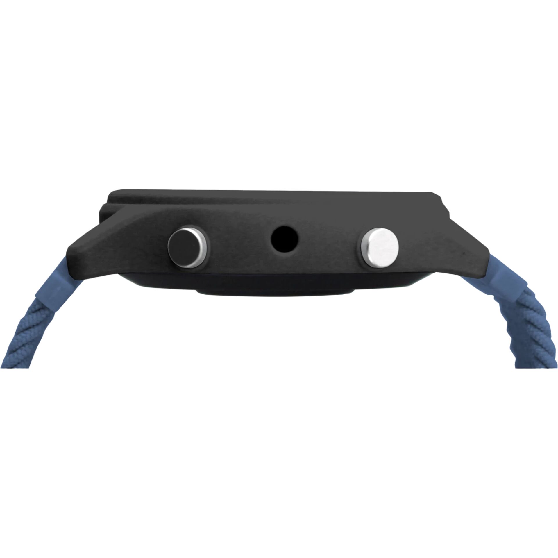 Armband, Kunststoffgehäuse, Knopf, Loch, Kabeltrommel?