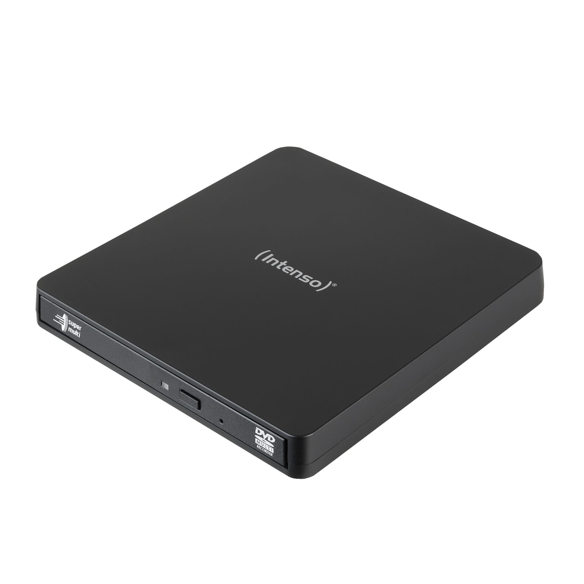 DVD-Player, externes Laufwerk, kompaktes Design, schwarz, HDMI (nicht sichtbar)