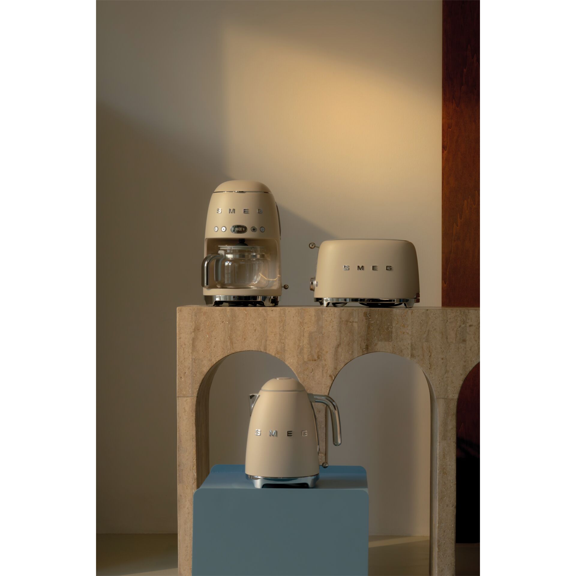 Kaffeemaschine, Kaffeemaschine-Set, Smeg, Küchenmaschine, Retro-Design