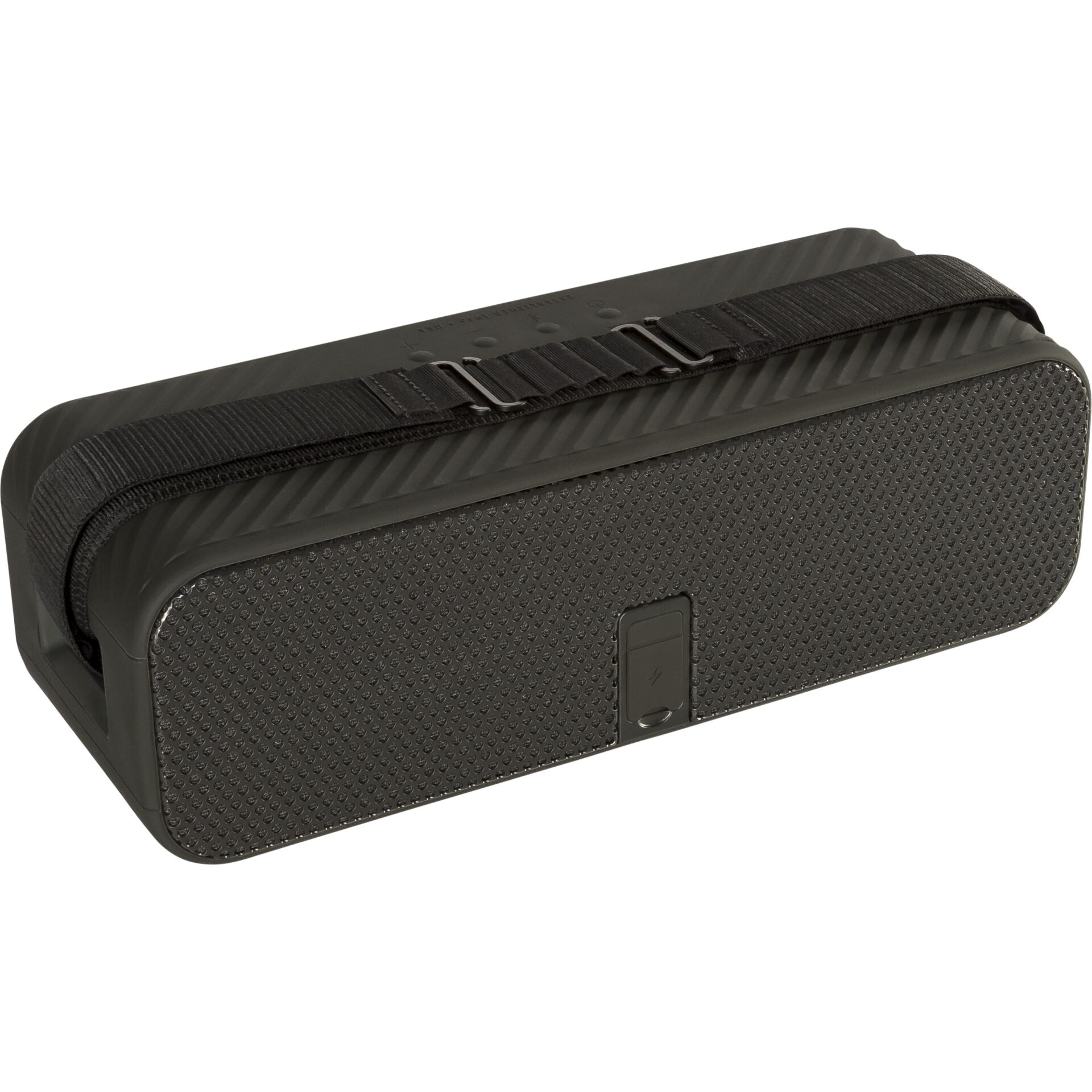Bluetooth, Lautsprecher, Tragbar, Schwarz, Tragegurt