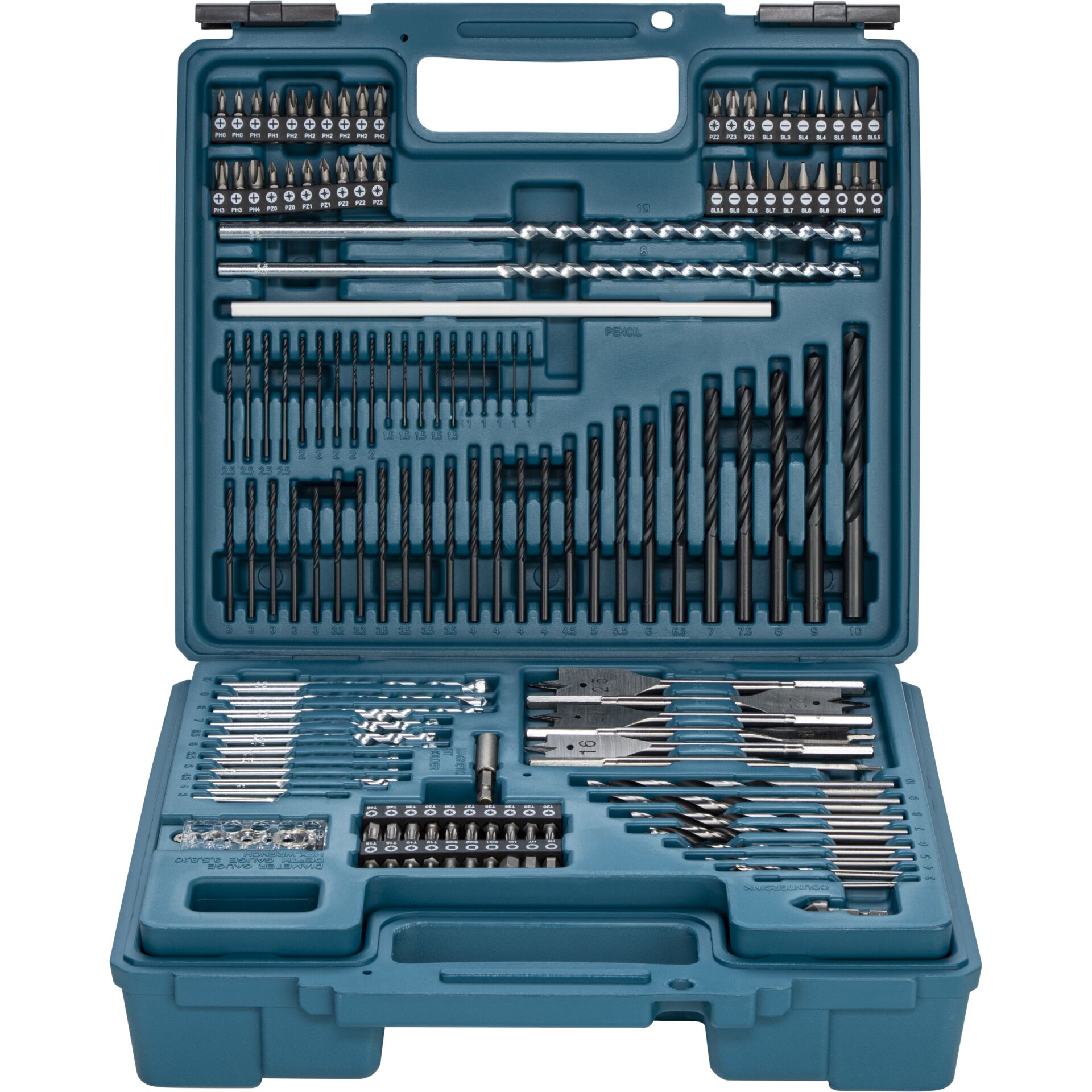 Schraubenset, Bohrmaschinenzubehör, Schlüsselwerkzeuge, Bits-und-Bohrer, Drehmeißel-Set