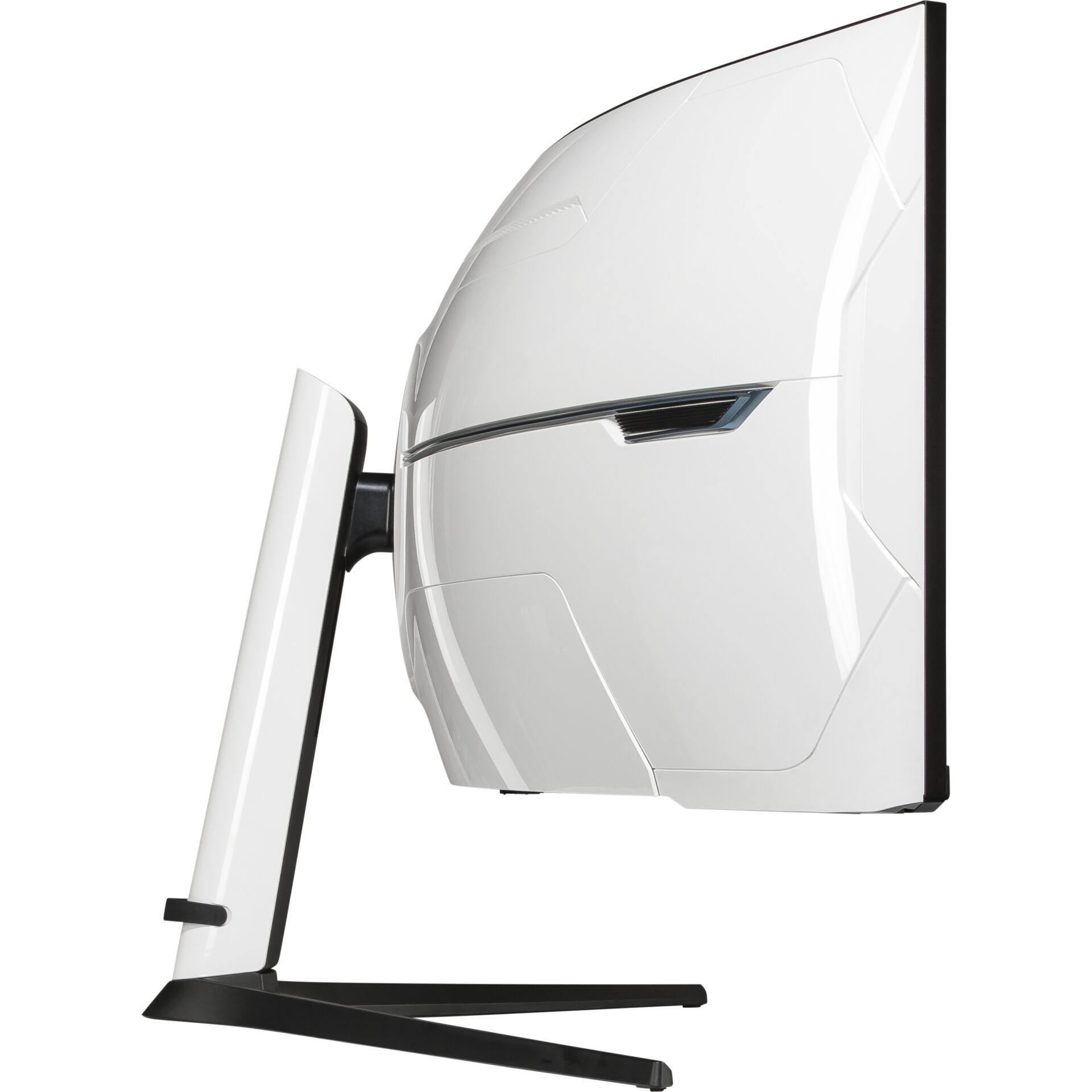 Elektronik, Beamer, monitor, gaming monitor, curved, white, slim stand