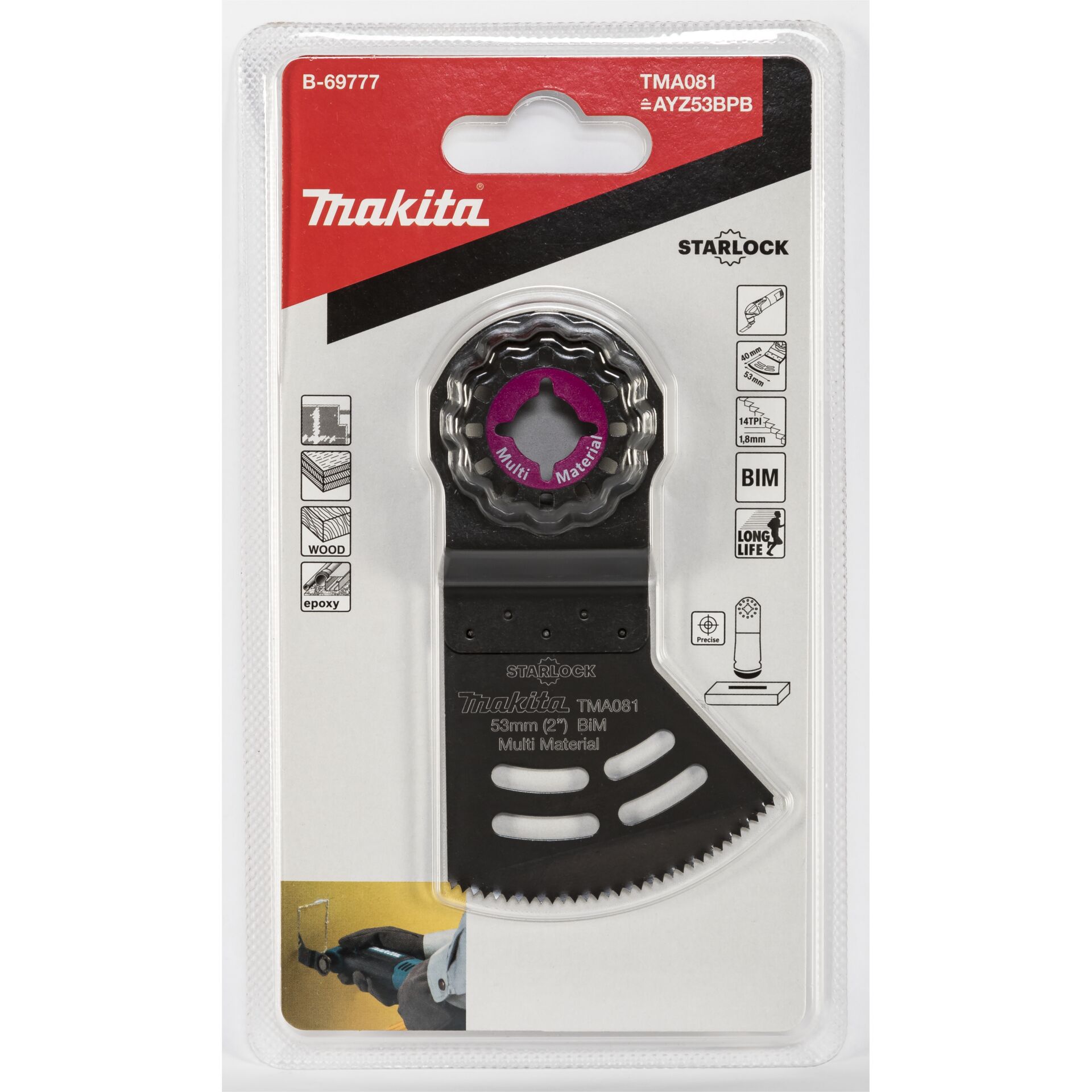 Makita Tauchsägeblatt 53mm  TMA081