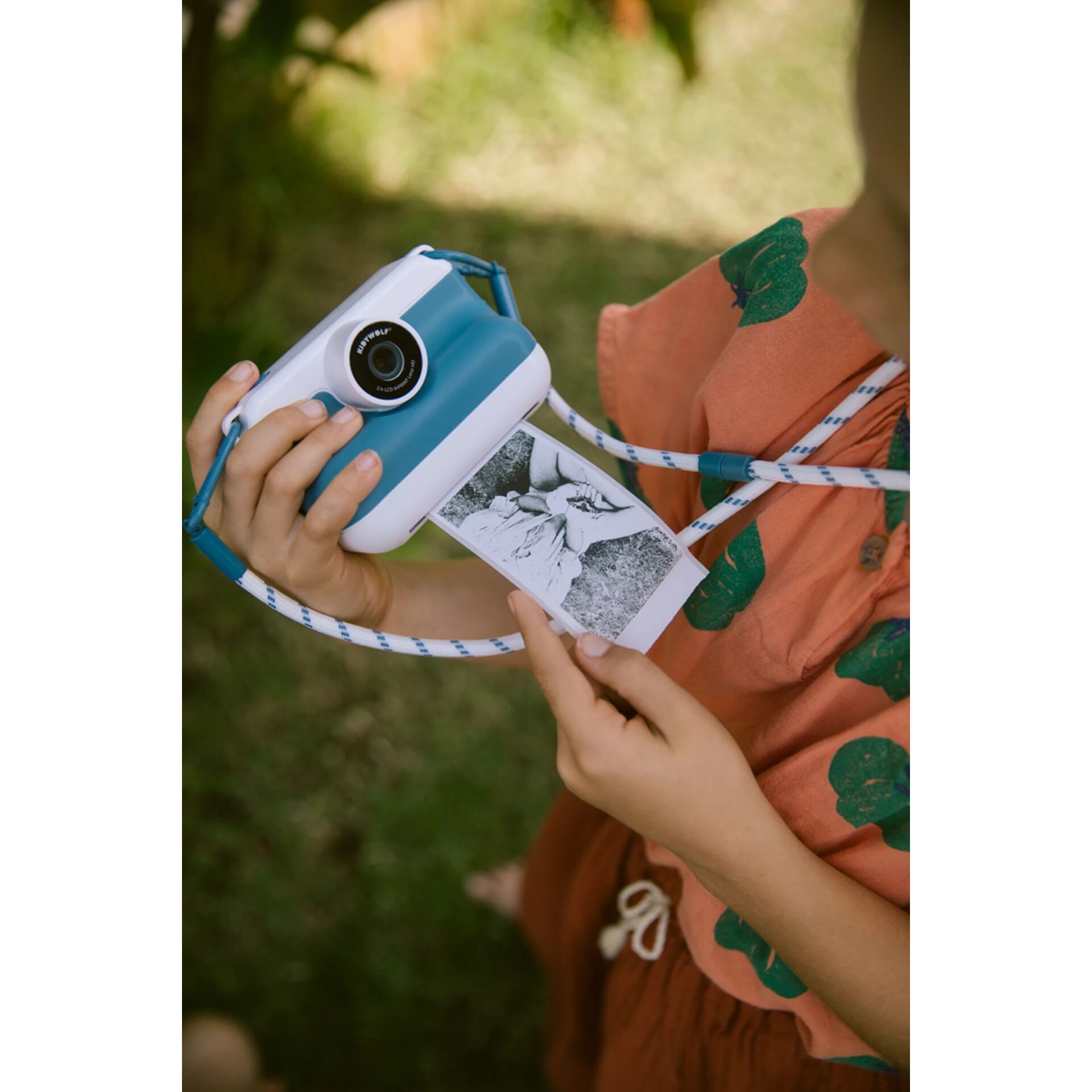 Kamera, Kinderkamera, Polaroid-stil, Schnappschuss, Fotoabzug