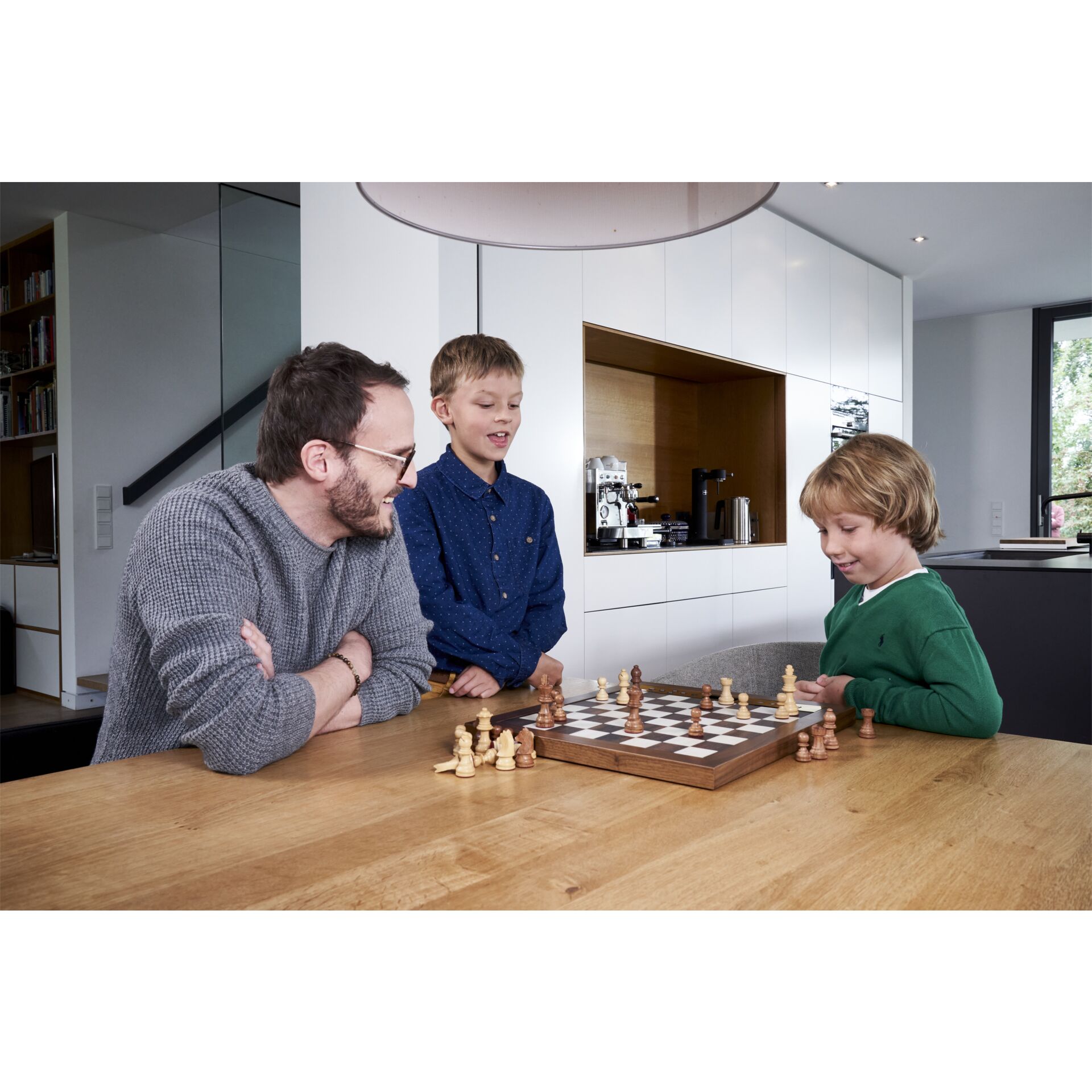 Schach, Spiel, Drinnen, Innenarchitektur