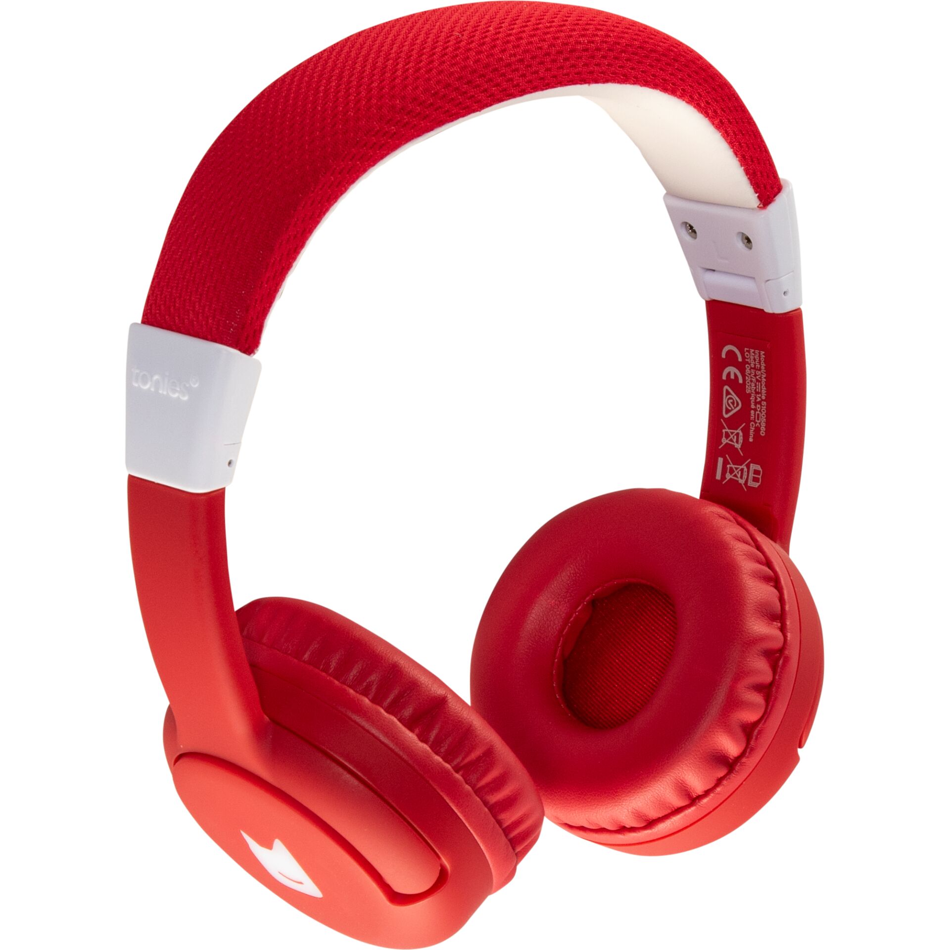Kopfhörer, Over-Ear, Rot, Kunstleder, Headset