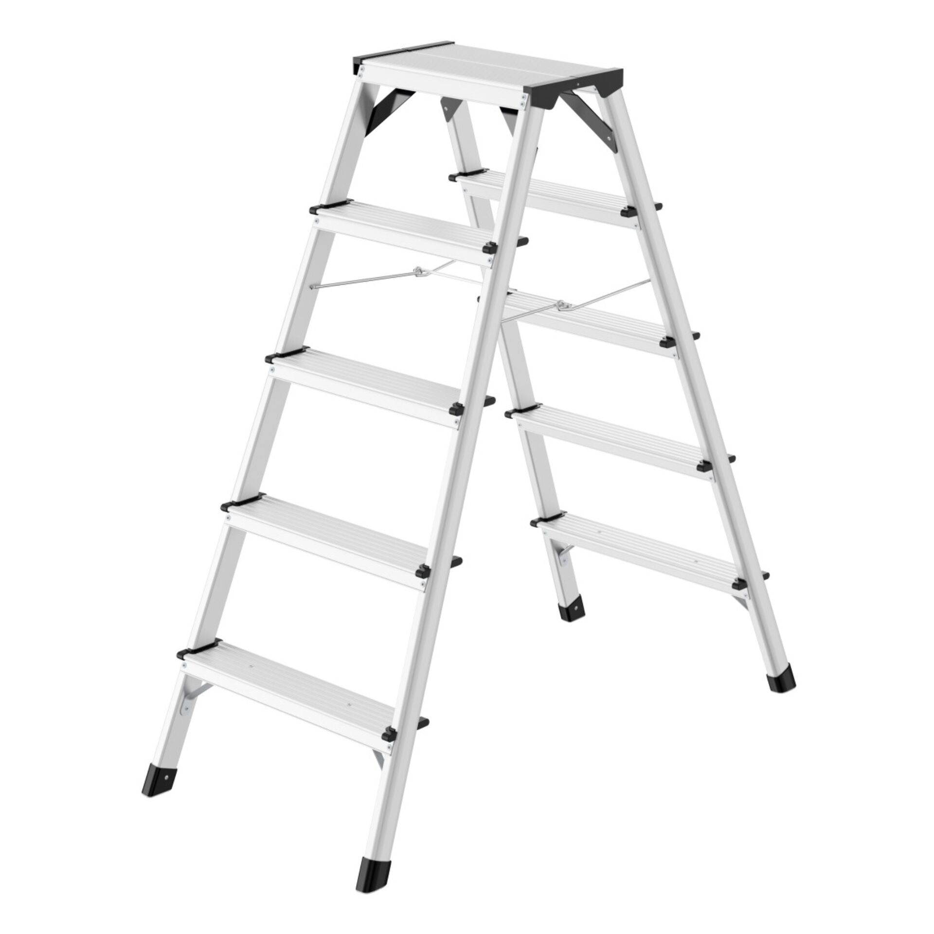 leitern, stufenleiter, aluminium, klappbar, trittschutz