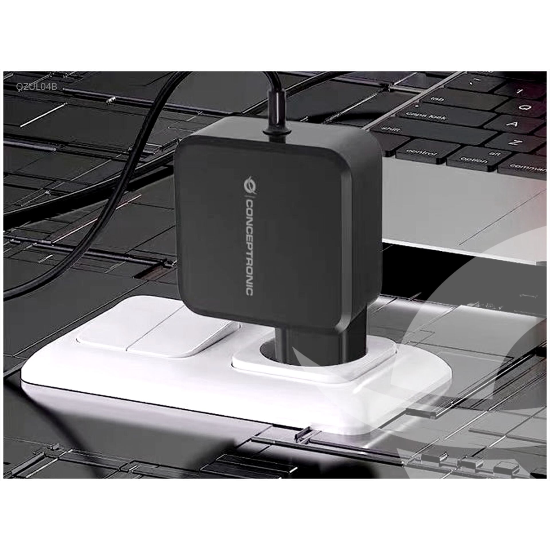 USB-C-Ladegerät, Netzadapter, Plug-in-Ladegerät, Docking-Gerät, Conceptronic