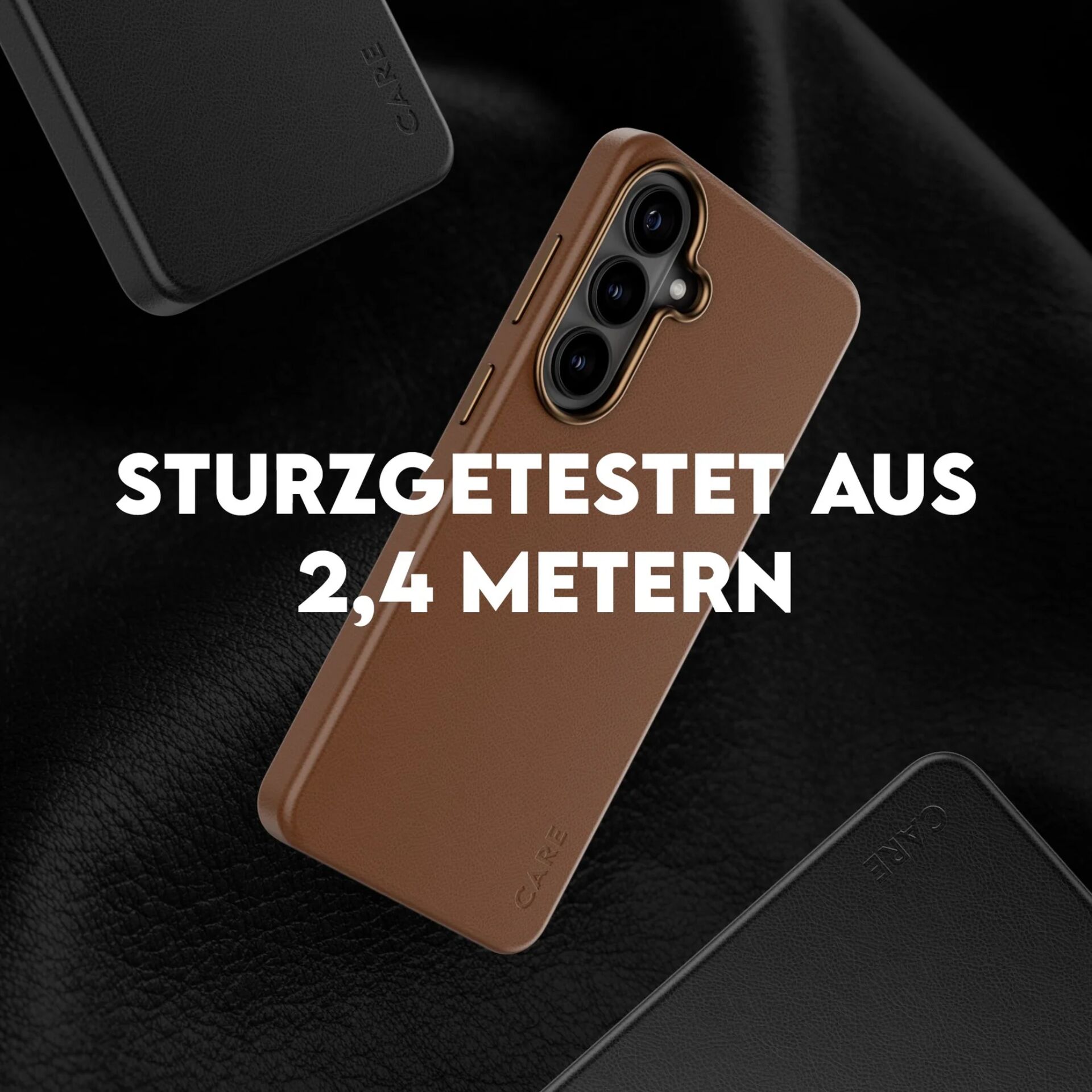Hülle, Case, Smartphone, Kamerabedeckung, Braun