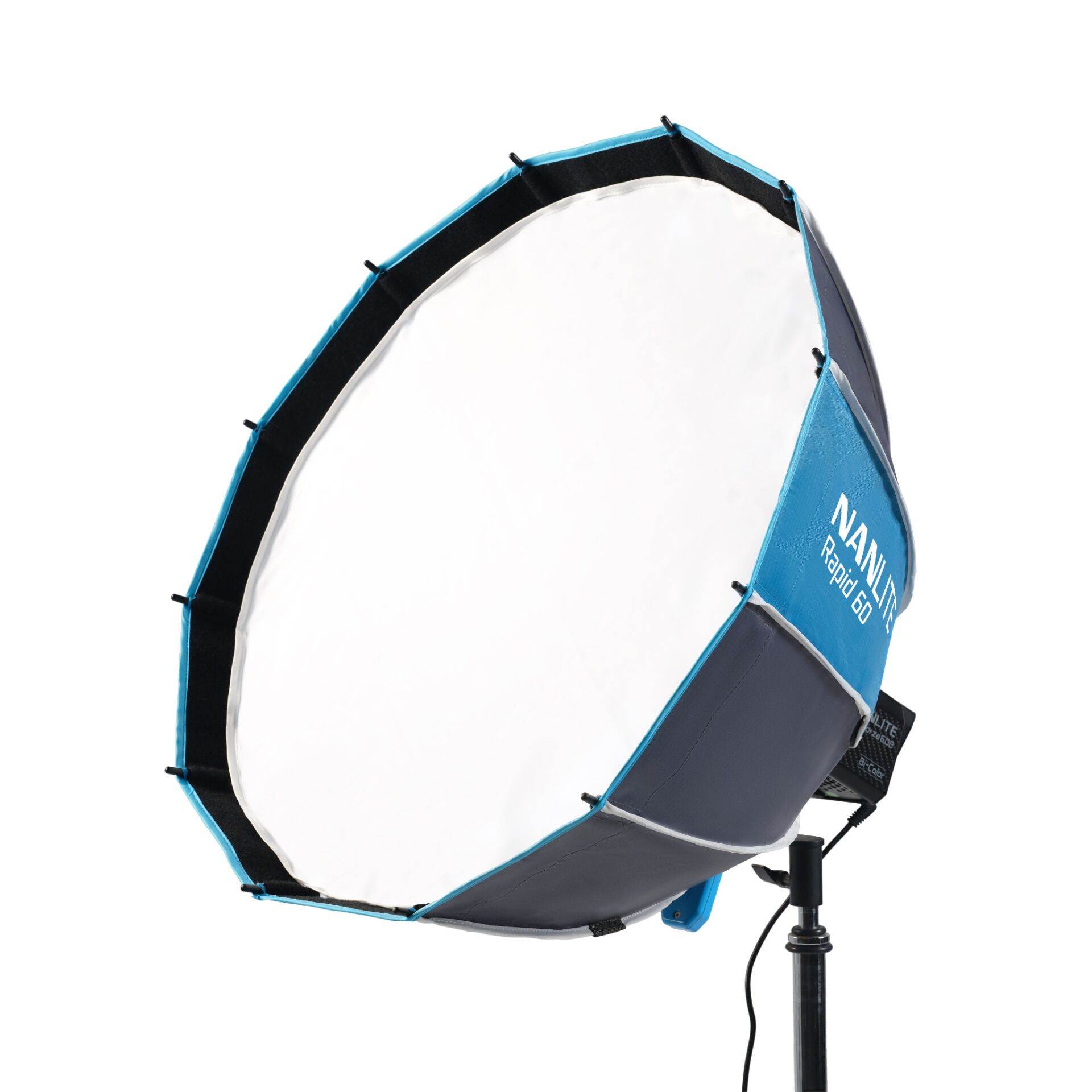 Softbox, Photography light, Octagonal light, Studio equipment, Blue accents