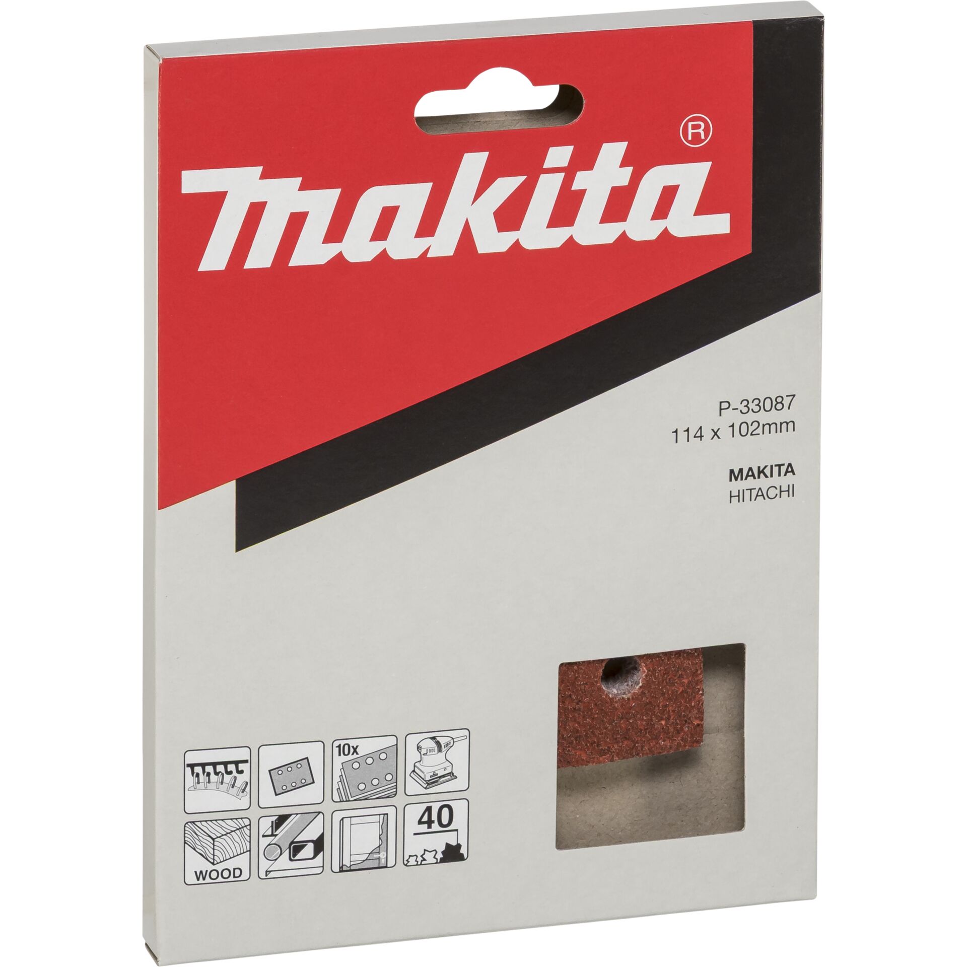 Makita Schleifpap. Kl. 102x114  K40