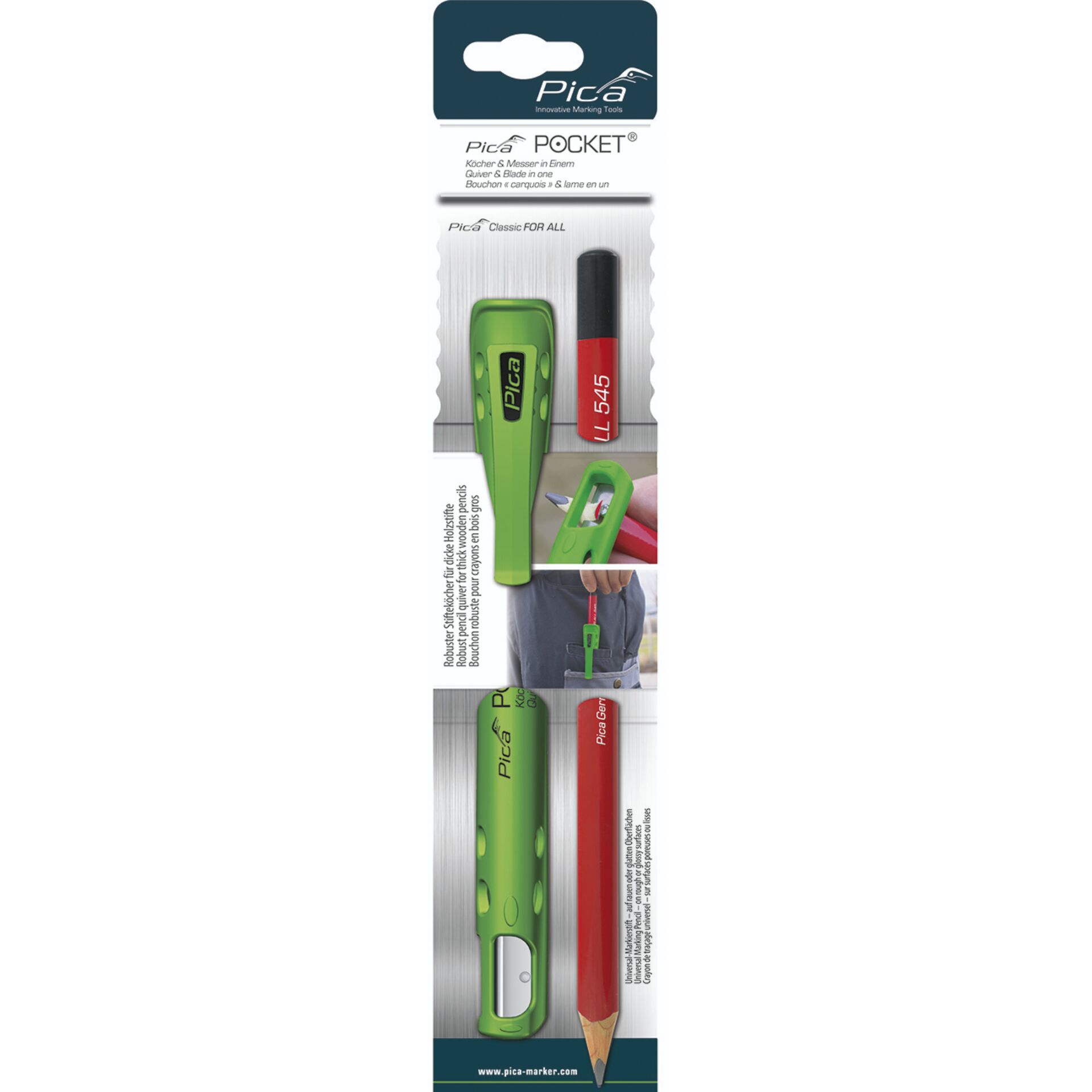 Pica Pocket mit 1 FOR ALL  graphit