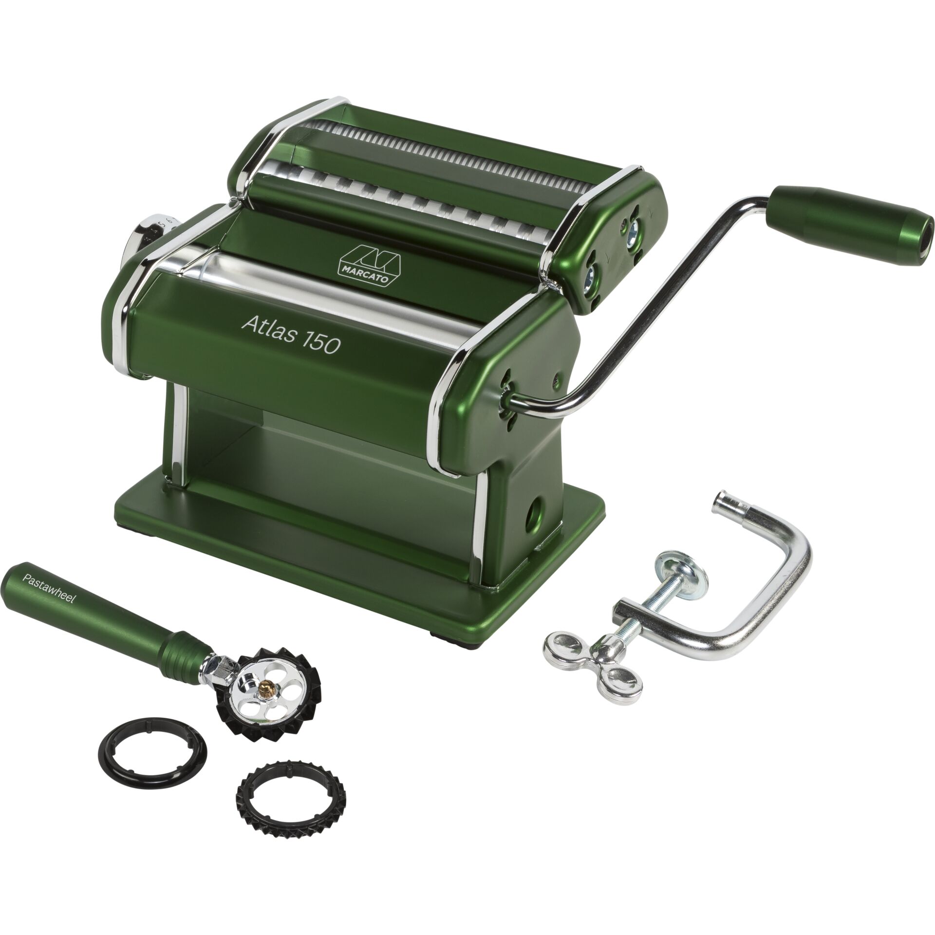 Marcato ATLAS 150 VERDE + PASTA-  WHEEL VERDE