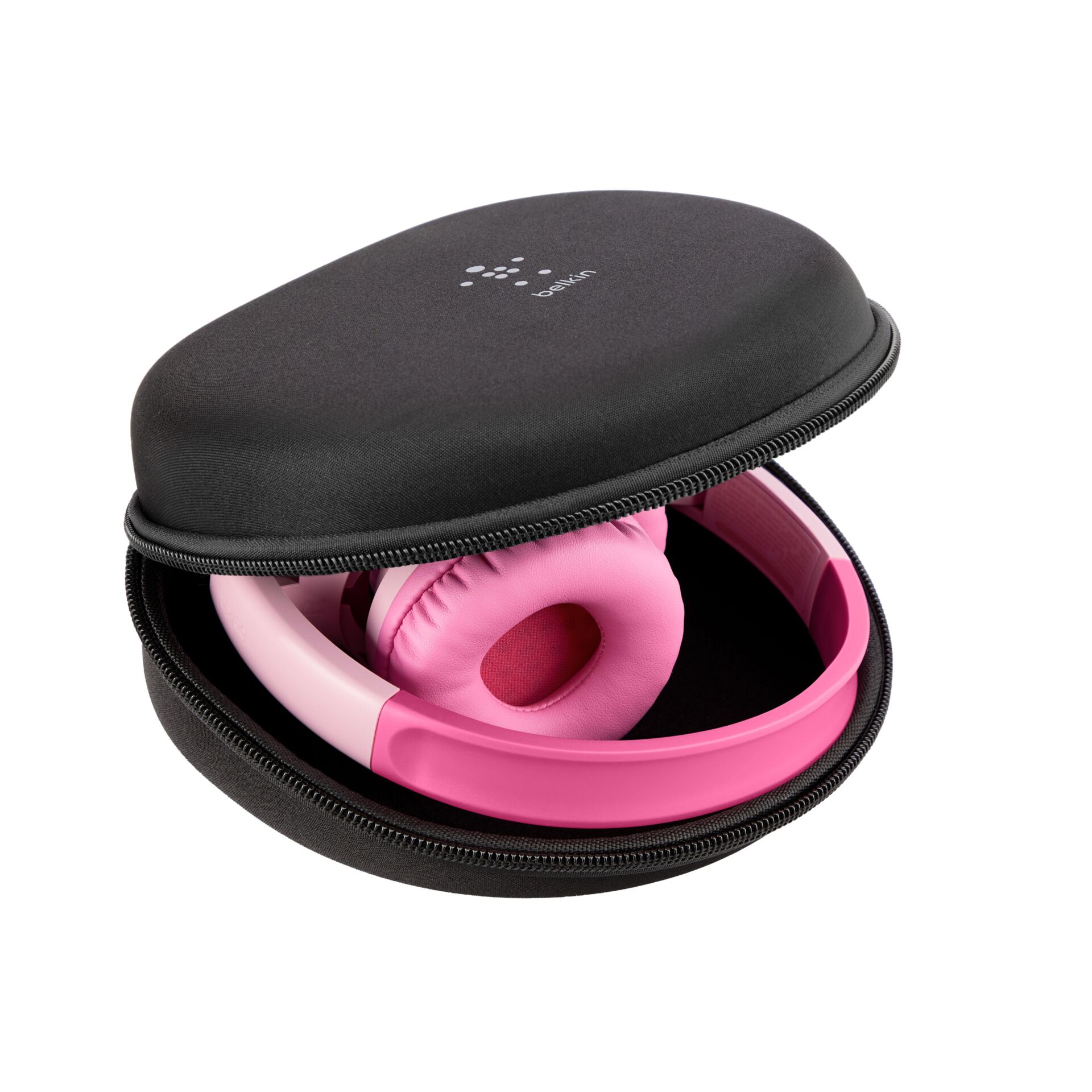 Kopfhörer, Over-Ear, Pink, Kunstleder, Transportetasche