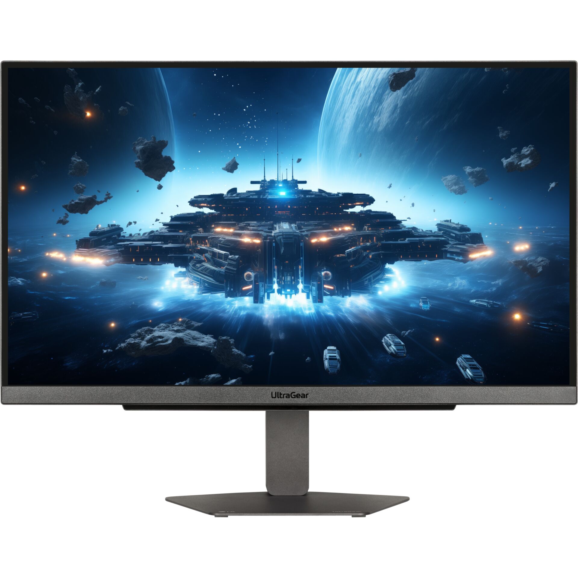 27 Zoll, LED-Monitor, IPS, UHD, Ständer, monitor, 27 Zoll, UltraWide, Gaming, Alien-Schiff Bild
