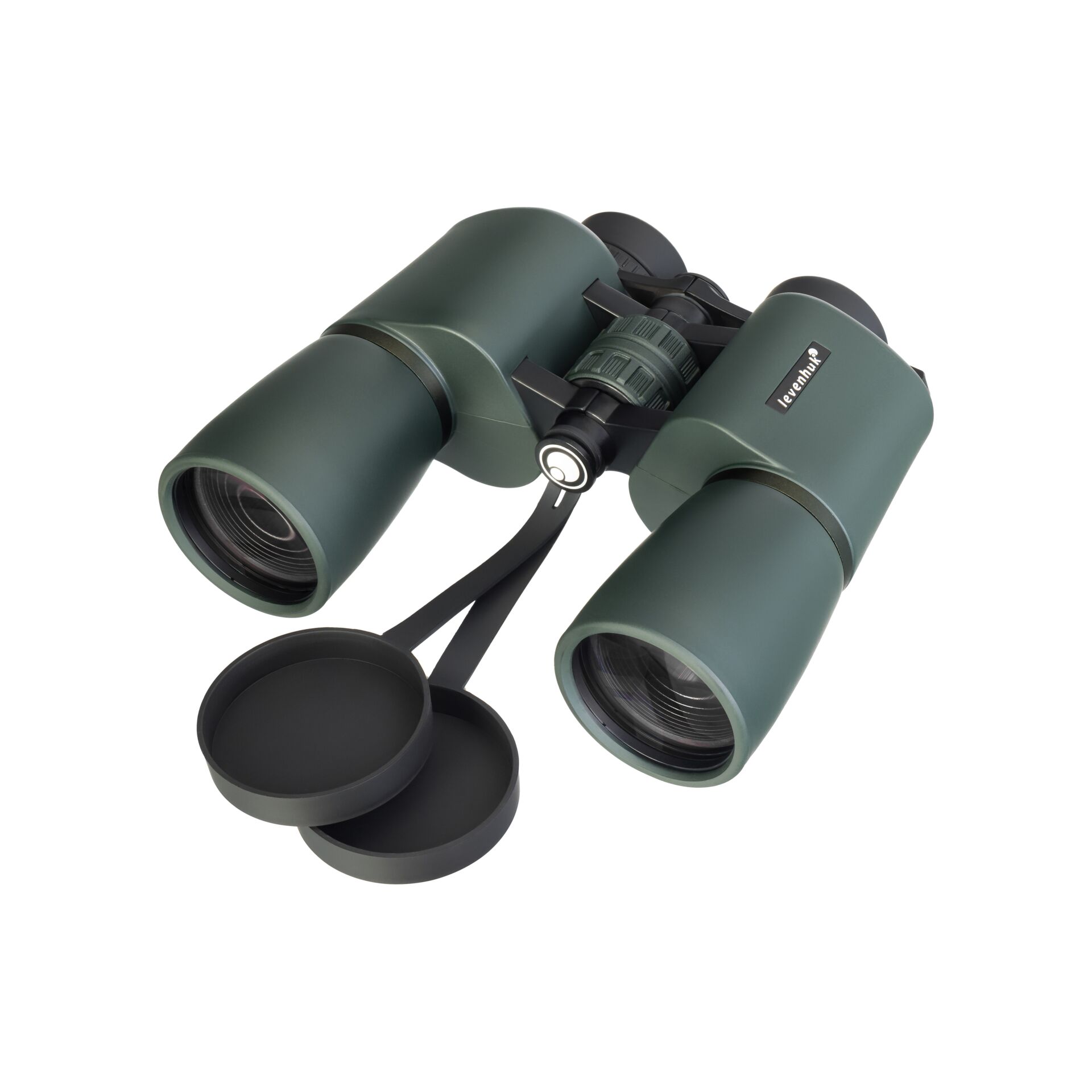 Fernglas, Birnenformiges Objektiv, grün, Doppel-Auge, Kompakt