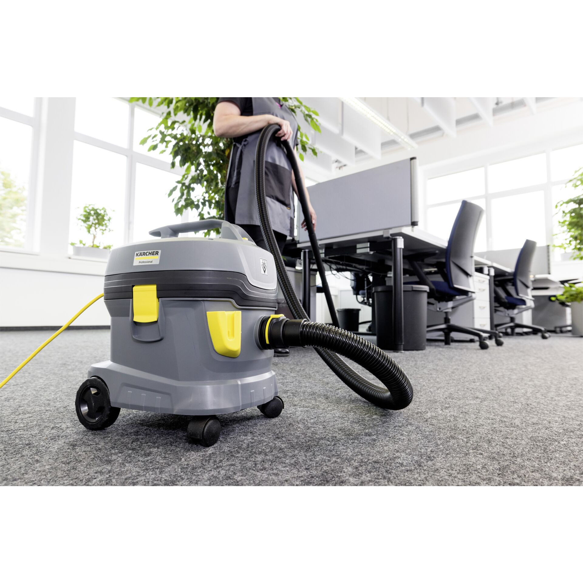 Person, Reinigen, Gerät, Elektrisches Gerät