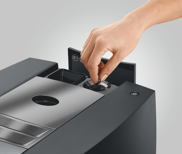 Kaffeemaschine, Filterkaffeemaschine, Brühen, Bedienknopf, Oberseite
