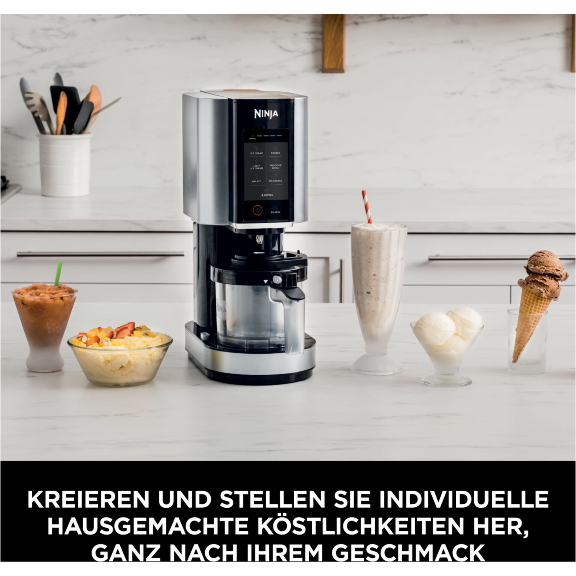 Kaffeemaschine, Ninja, Espressoautomat, Kaffeezubehör, Schwarz-Silber