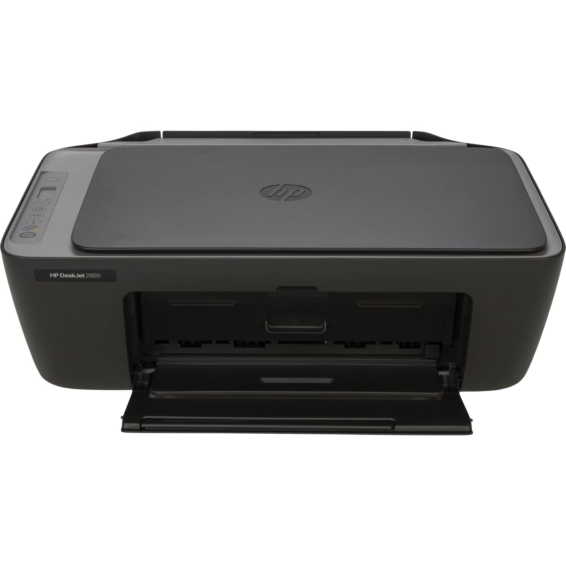 Computerausrüstung, Elektronik, Hardware, Maschine, Drucker, Drucker, All-in-One, HP DeskJet 2920, Schwarz, Papierfach