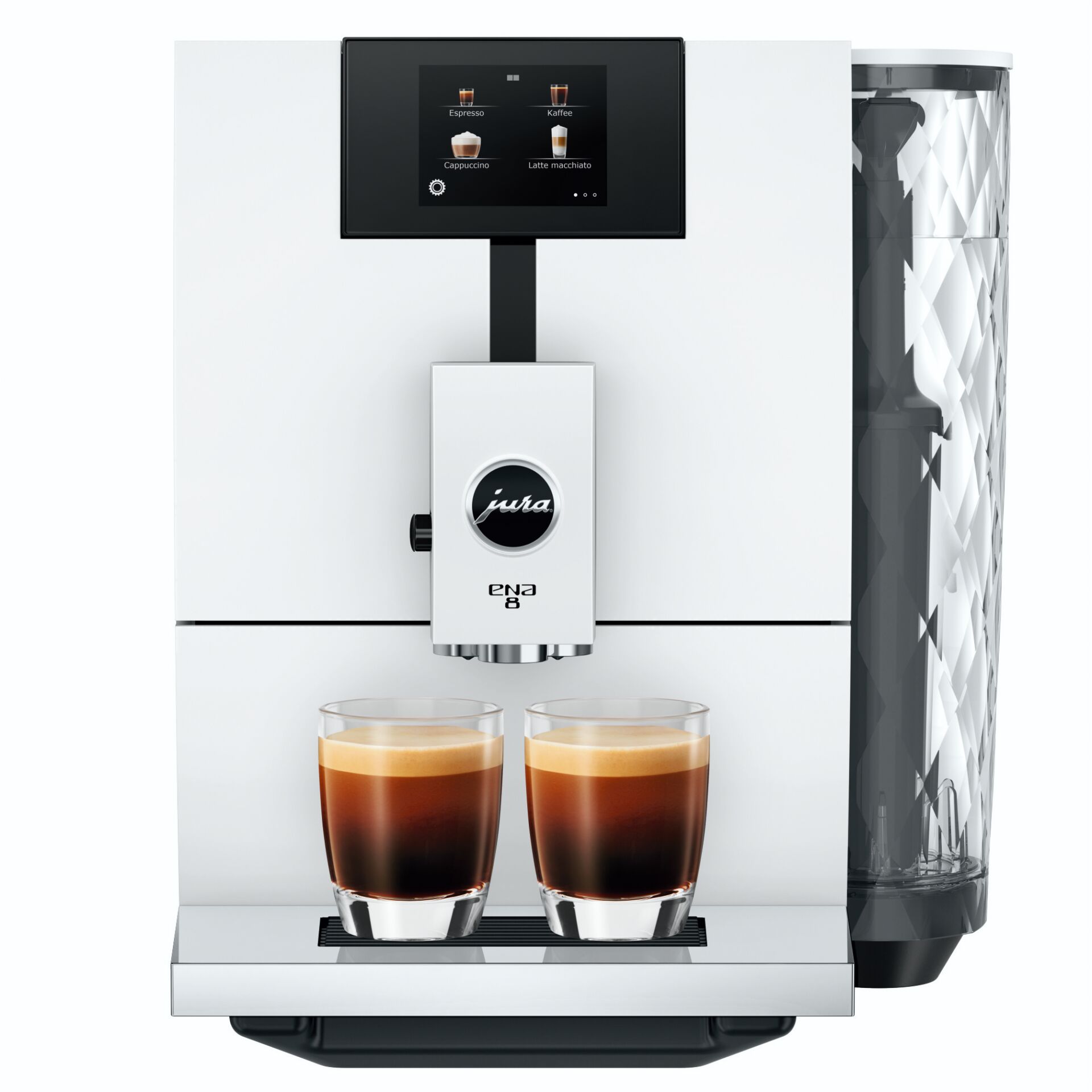 Kaffeemaschine, Espressomaschine, Einzelportionsmaschine, Doppelglas, Automatik