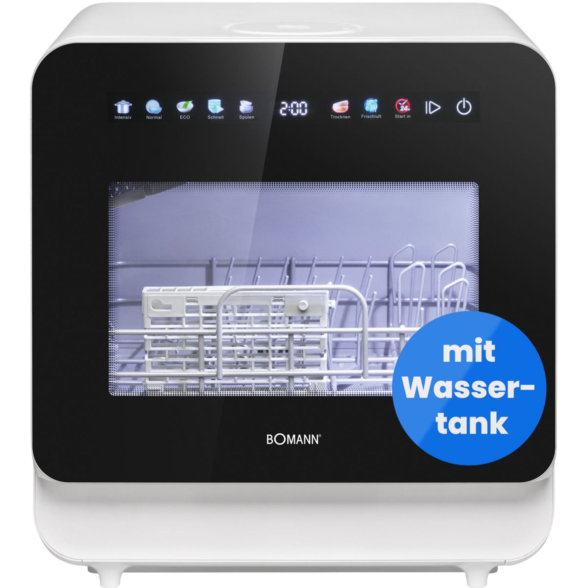 Geschirrspüler, Spülmaschine, Klarspüler, Kompakt, Wassertank