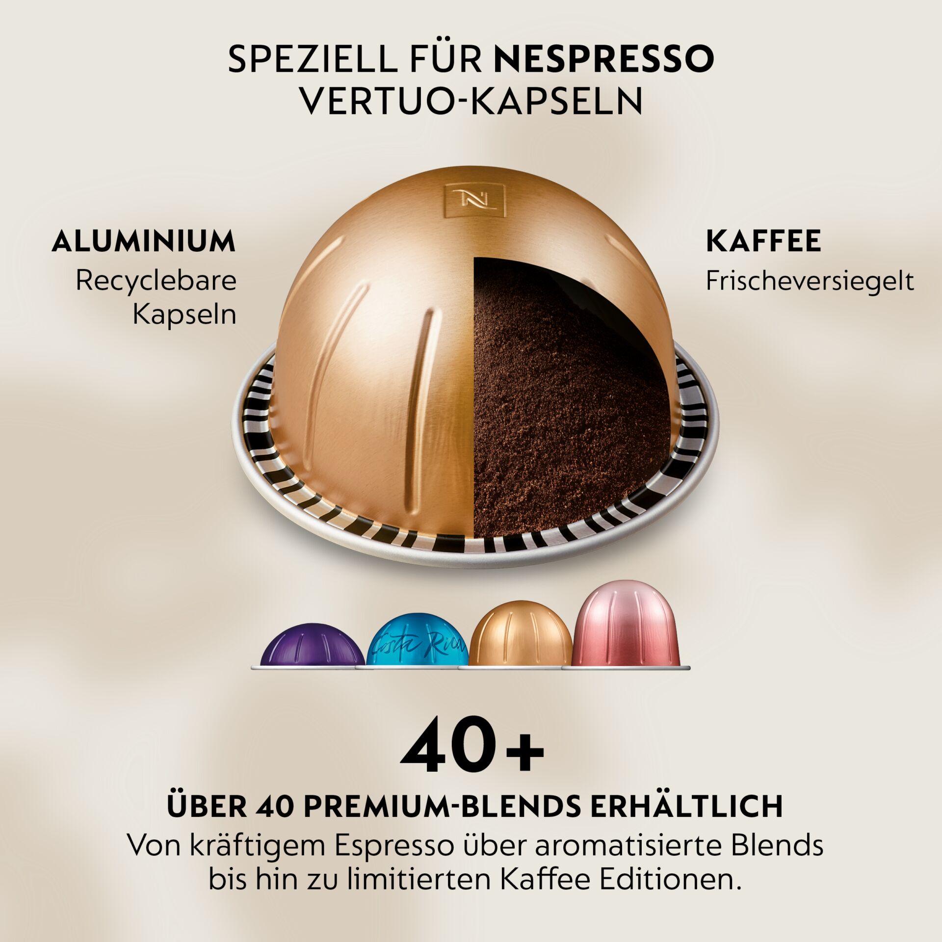 Kapsel, Kaffee, Espresso, Aluminium, Kaffeekapseln