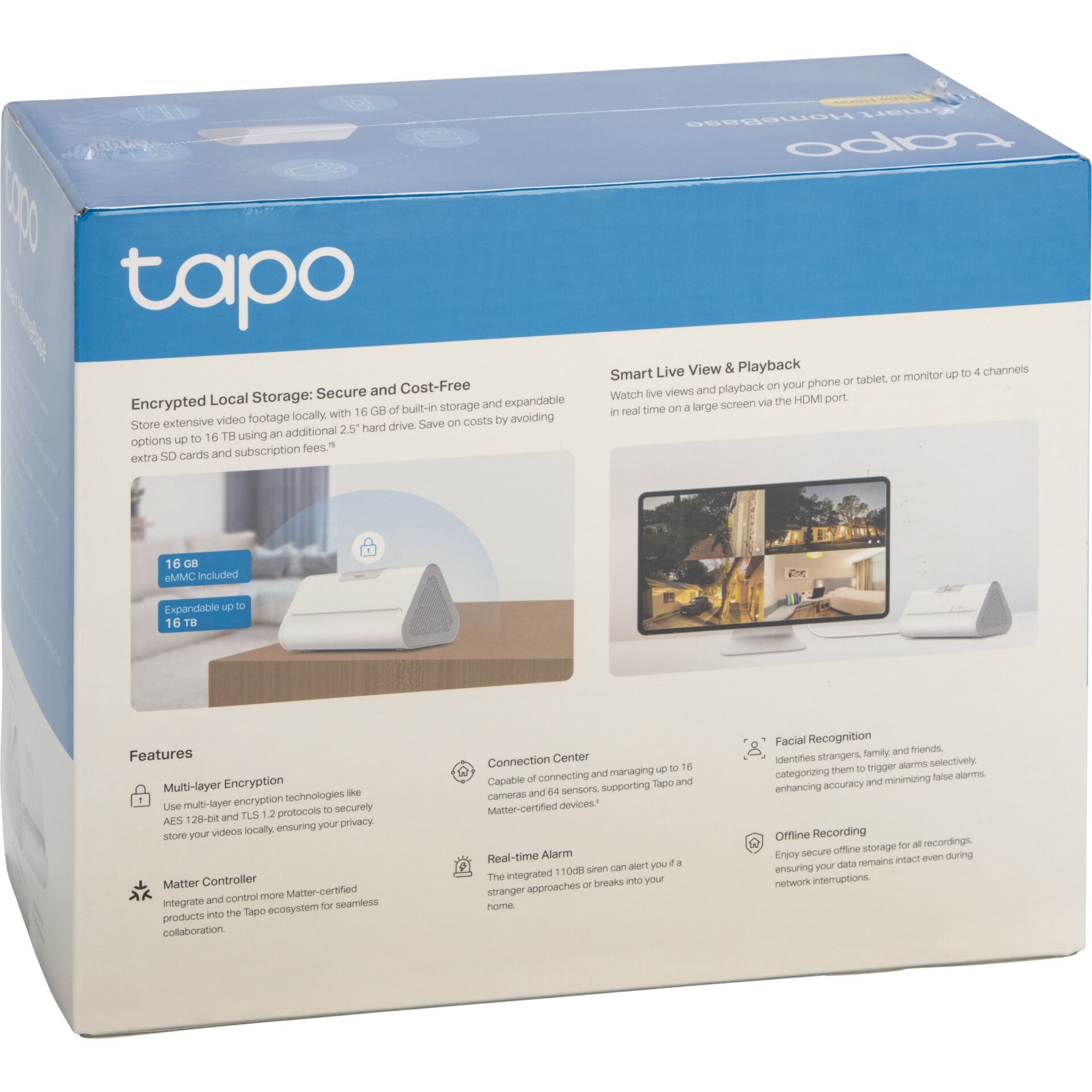 Tapo Box, Sicherheitsbox, Heimüberwachung, Smart Home, Aufbewahrungsbox