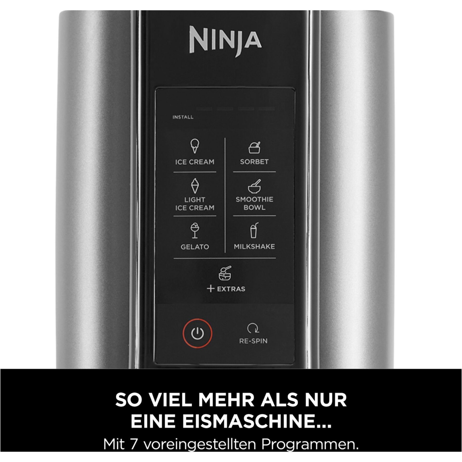 Küchengerät, Ninja, Kontrollfeld, Programmgrafik, Silber