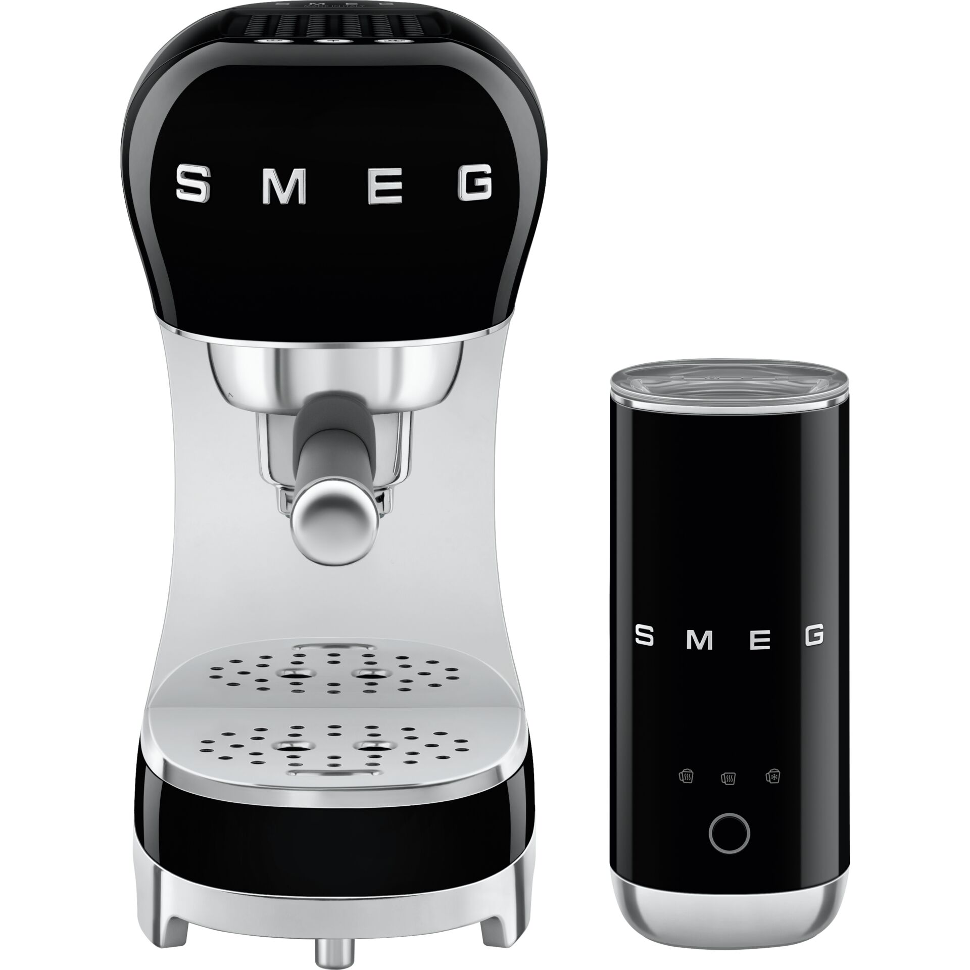Kaffeemaschine, Espressomaschine, Kaffeeautomat, Schwarz-Silber, Kapselmaschine