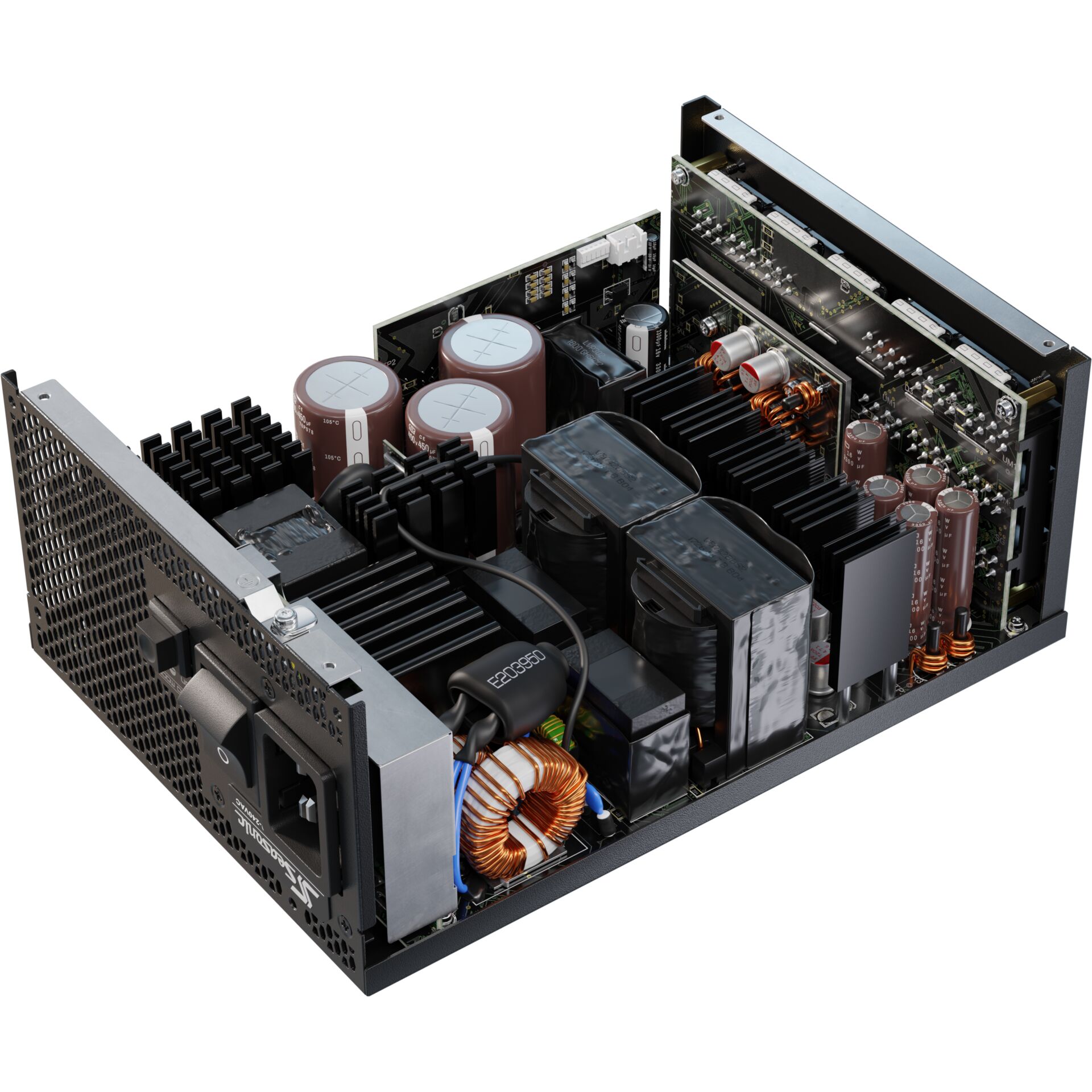 Netzteil, Power Supply, DC-DC, Kühlung, Kondensatoren