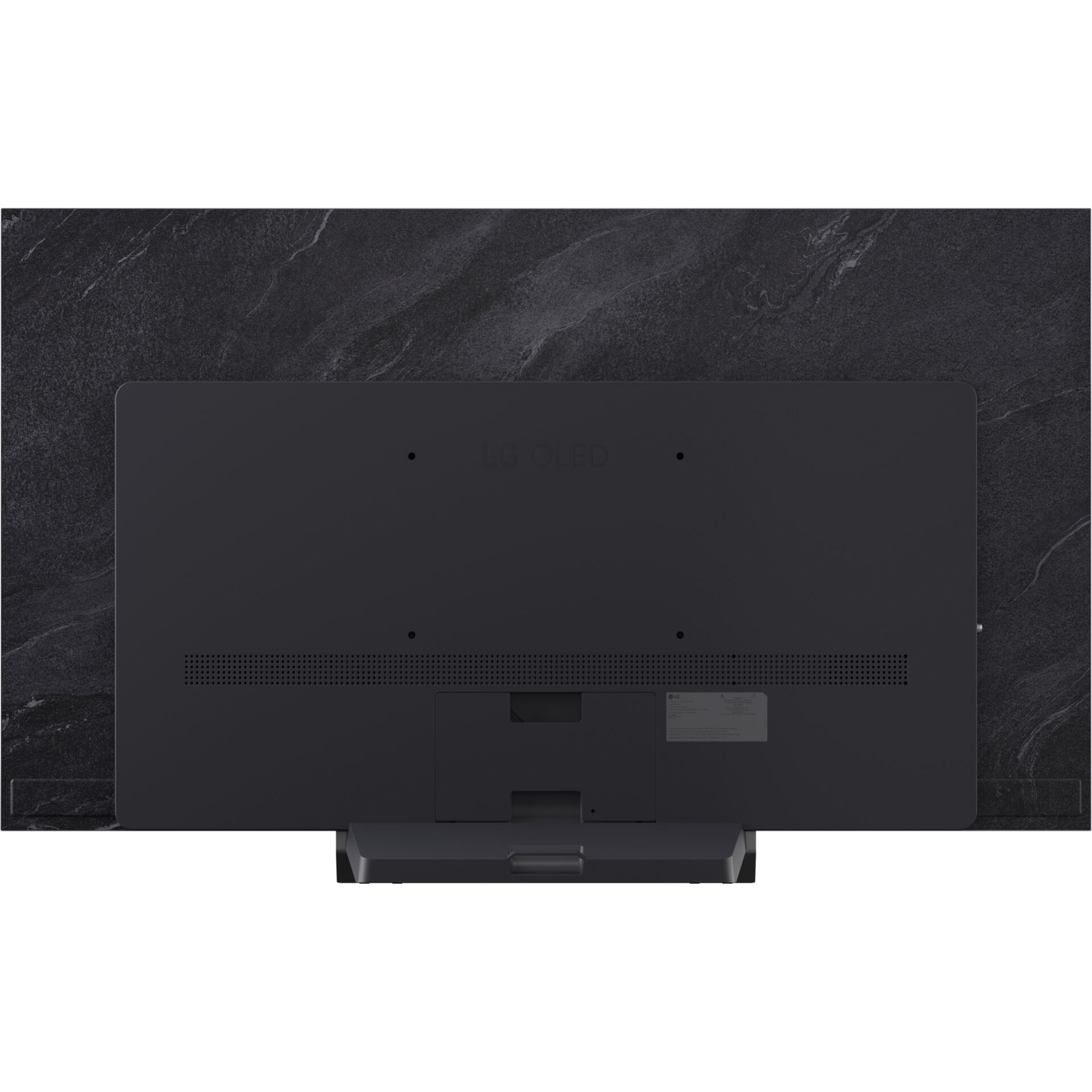 Monitor, Rückenansicht, Wandmontage, Ständer, Anschlüsse